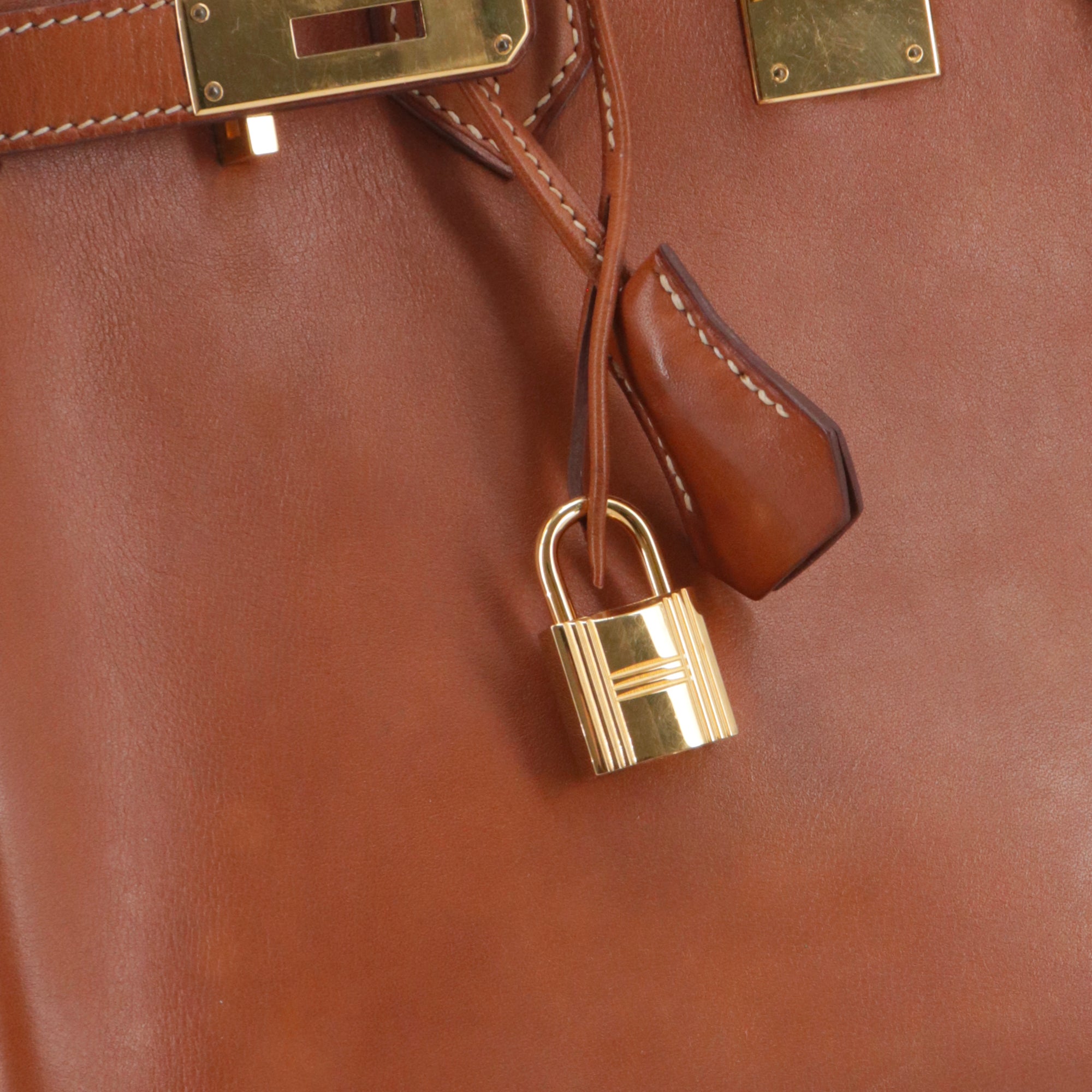 HERMÈS - Birkin 35 handbag in black togo leather 
