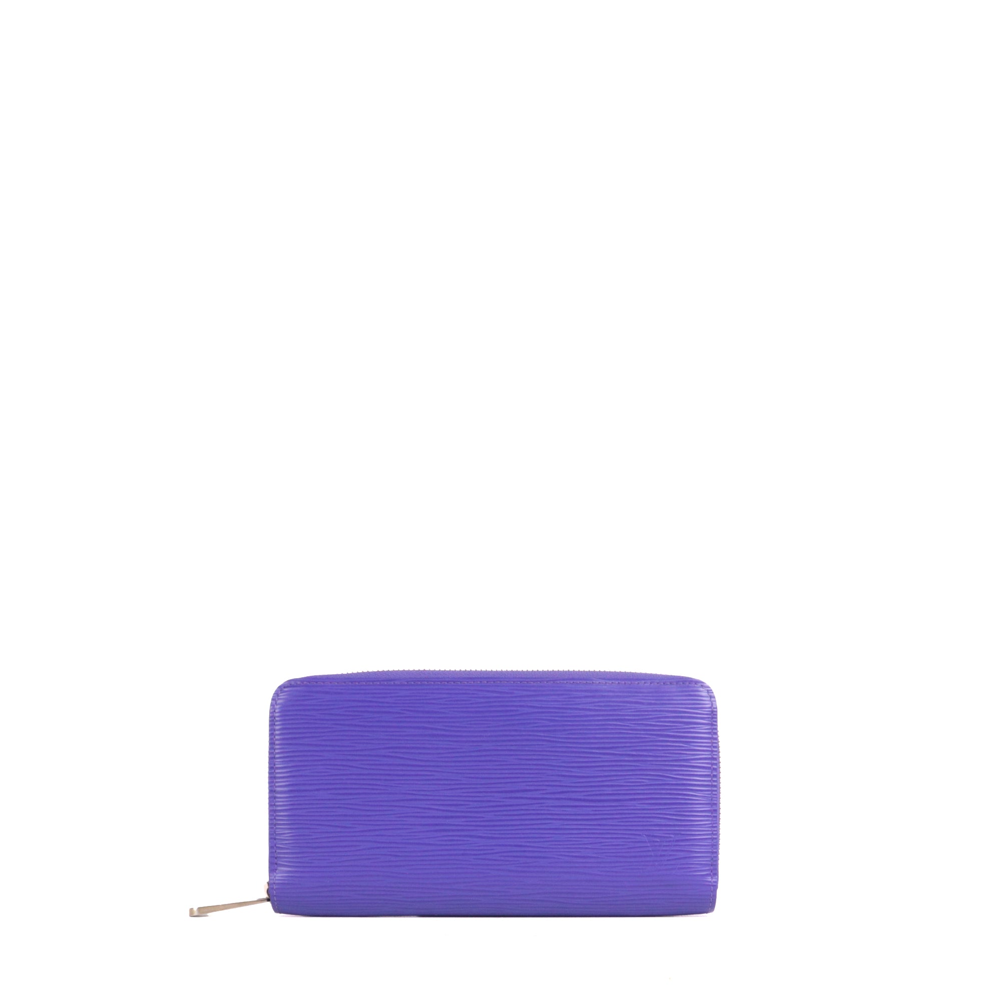 LOUIS VUITTON - Portefeuille Zippy Louis Vuitton en cuir épi violet