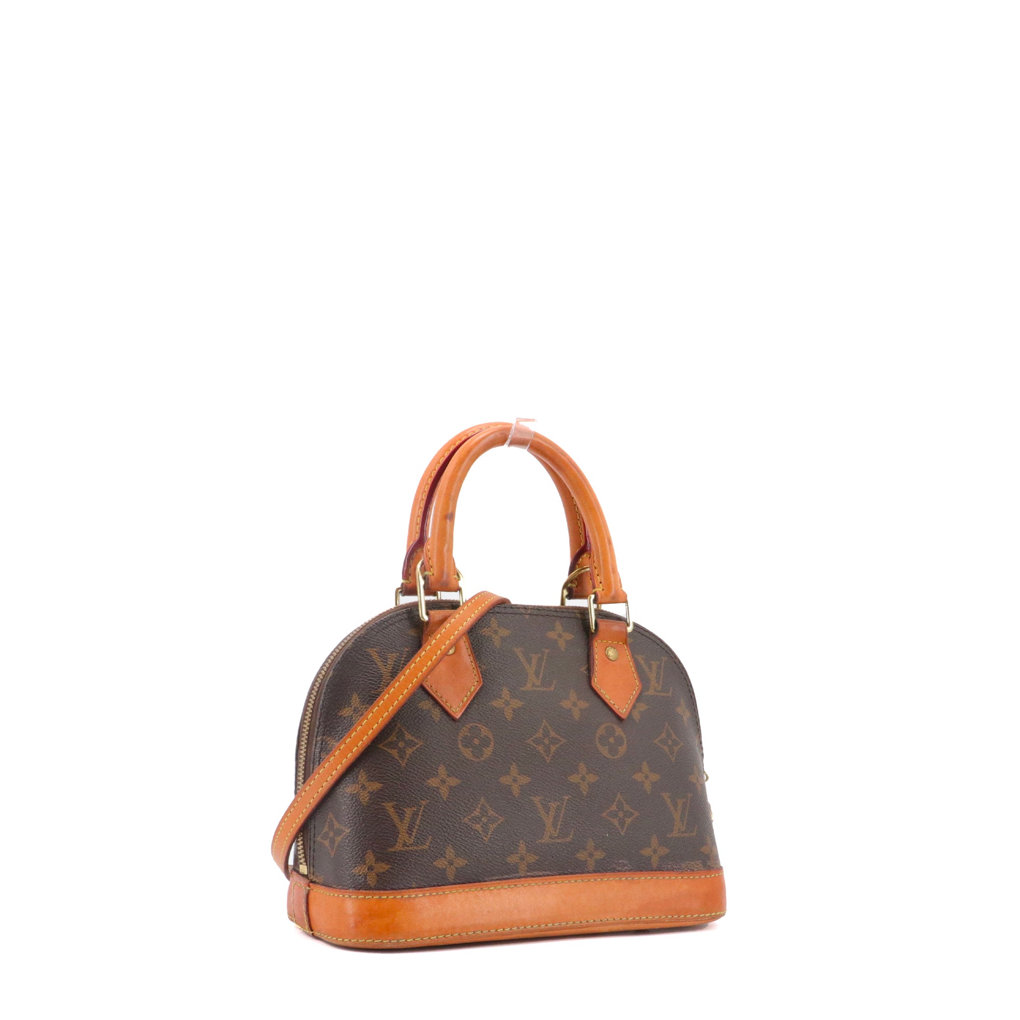 LOUIS VUITTON - Sac à bandoulière Alma BB Louis Vuitton en toile monogramme