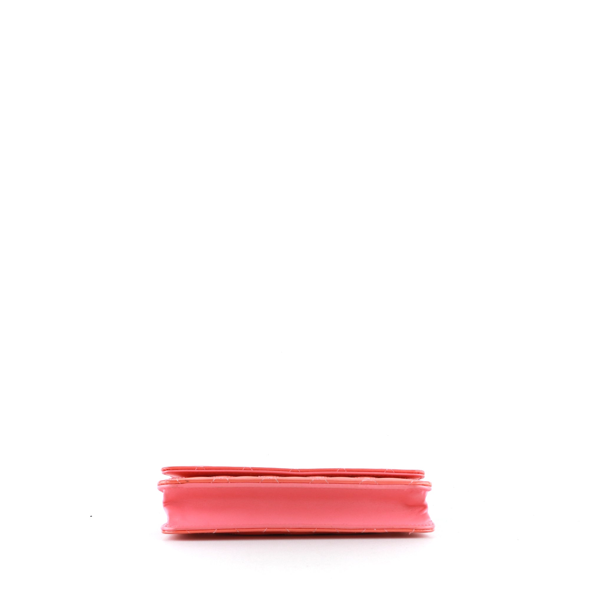 CHANEL - Sac Wallet On Chain Timeless en cuir verni rose