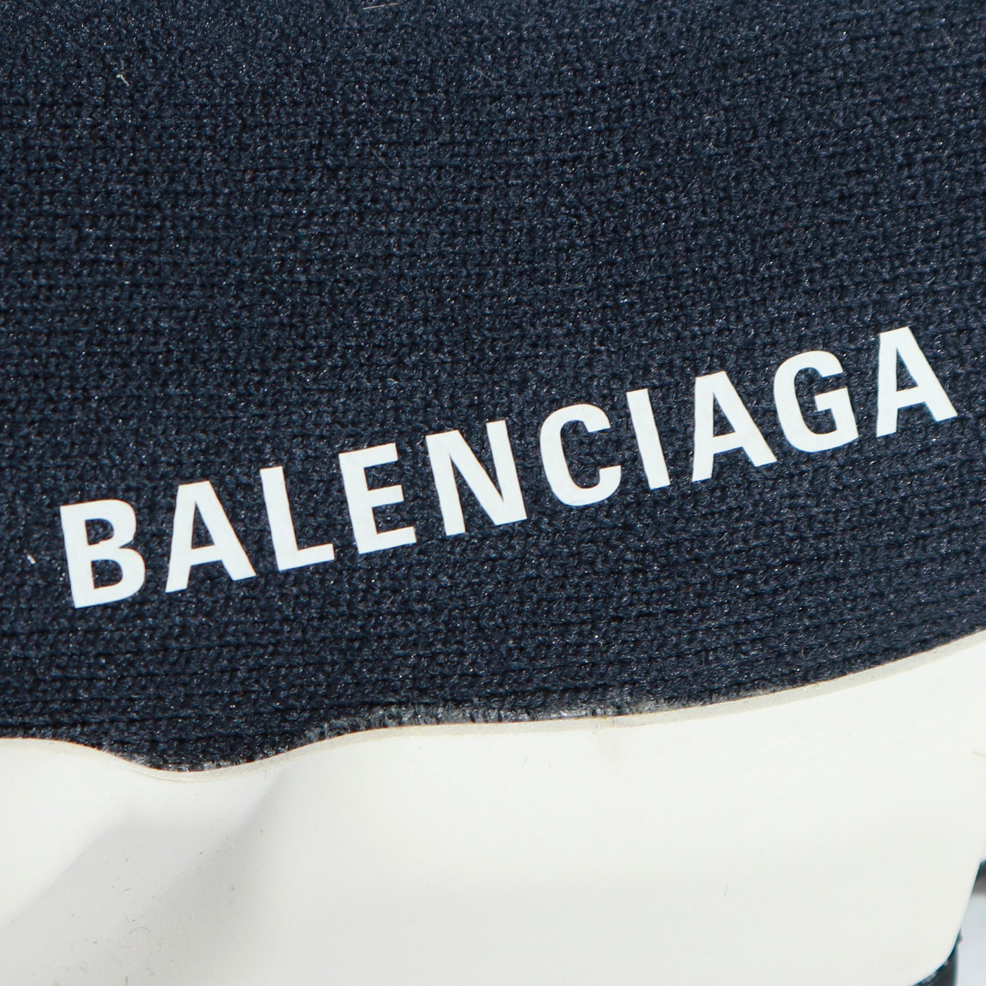 BALENCIAGA - Sneakers Speed en toile bleu marine (T40)