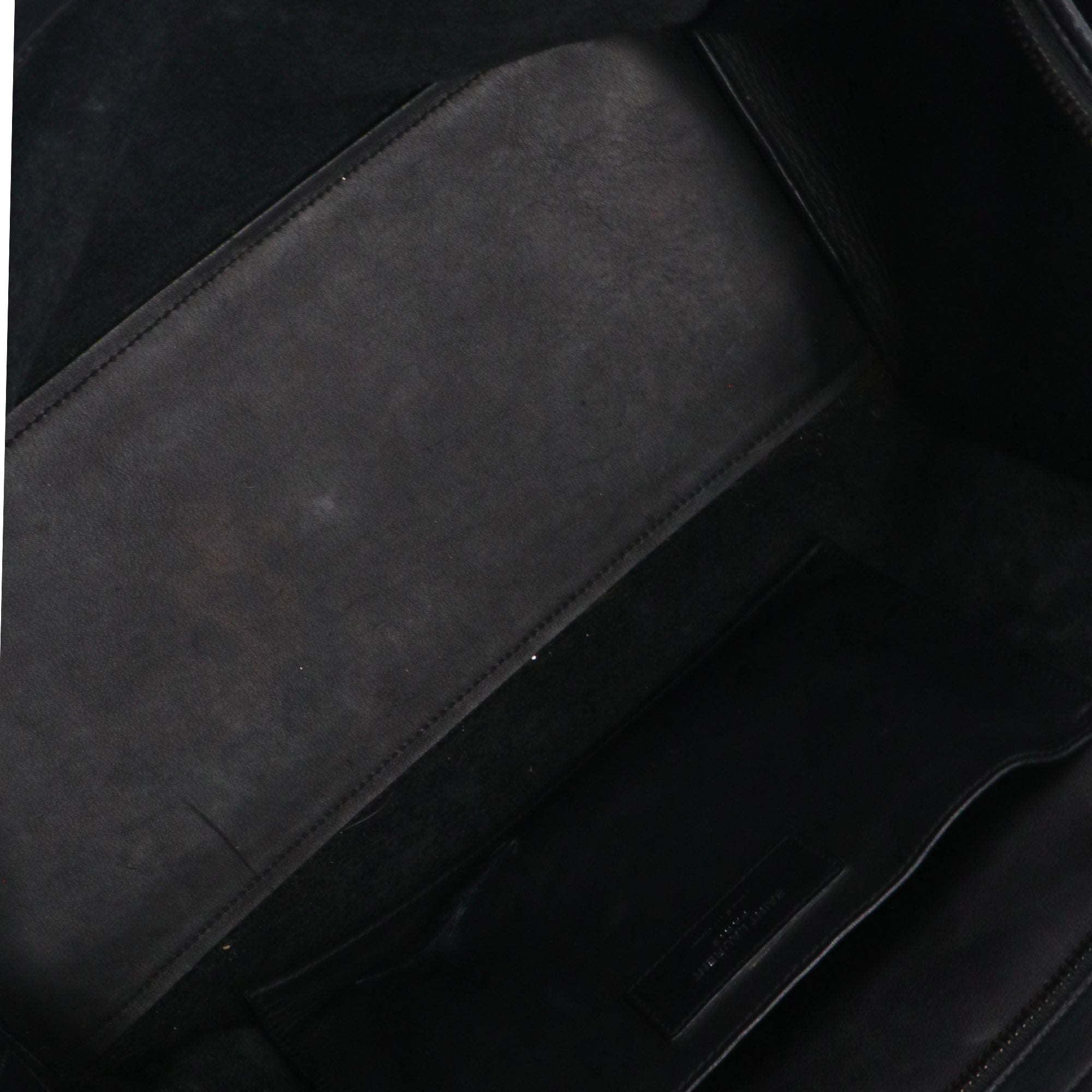 SAINT LAURENT - Sac à main Monogram Classic Saint Laurent en cuir noir