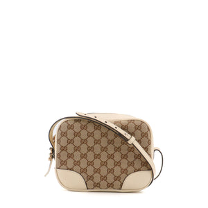 GUCCI - Gucci Bree shoulder bag in beige monogrammed canvas