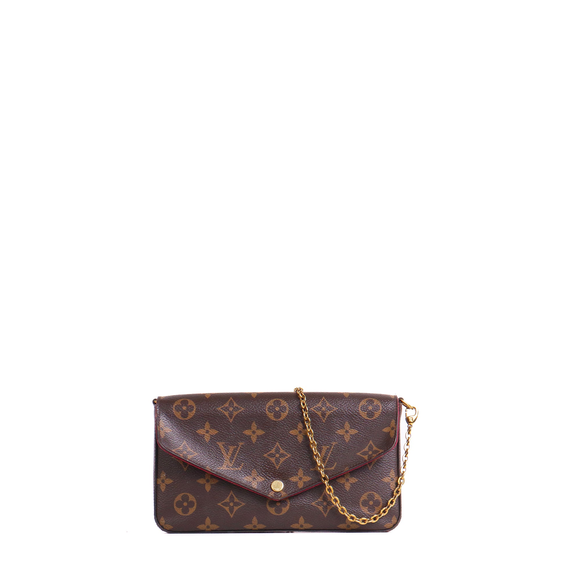 LOUIS VUITTON - Louis Vuitton Felicie clutch in monogram canvas