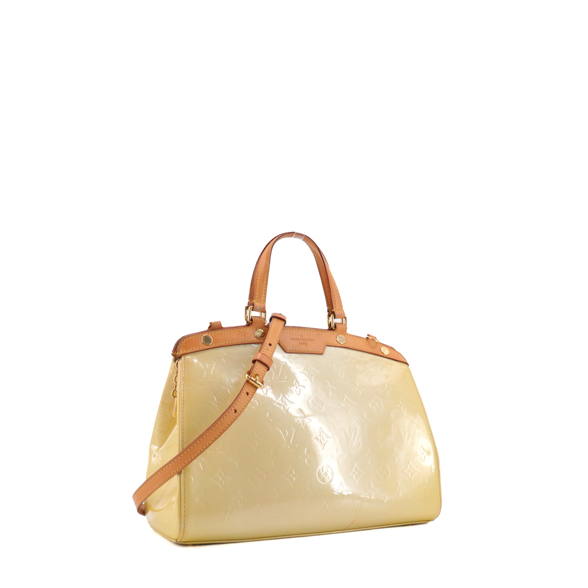 LOUIS VUITTON - Louis Vuitton Brea handbag in yellow patent leather