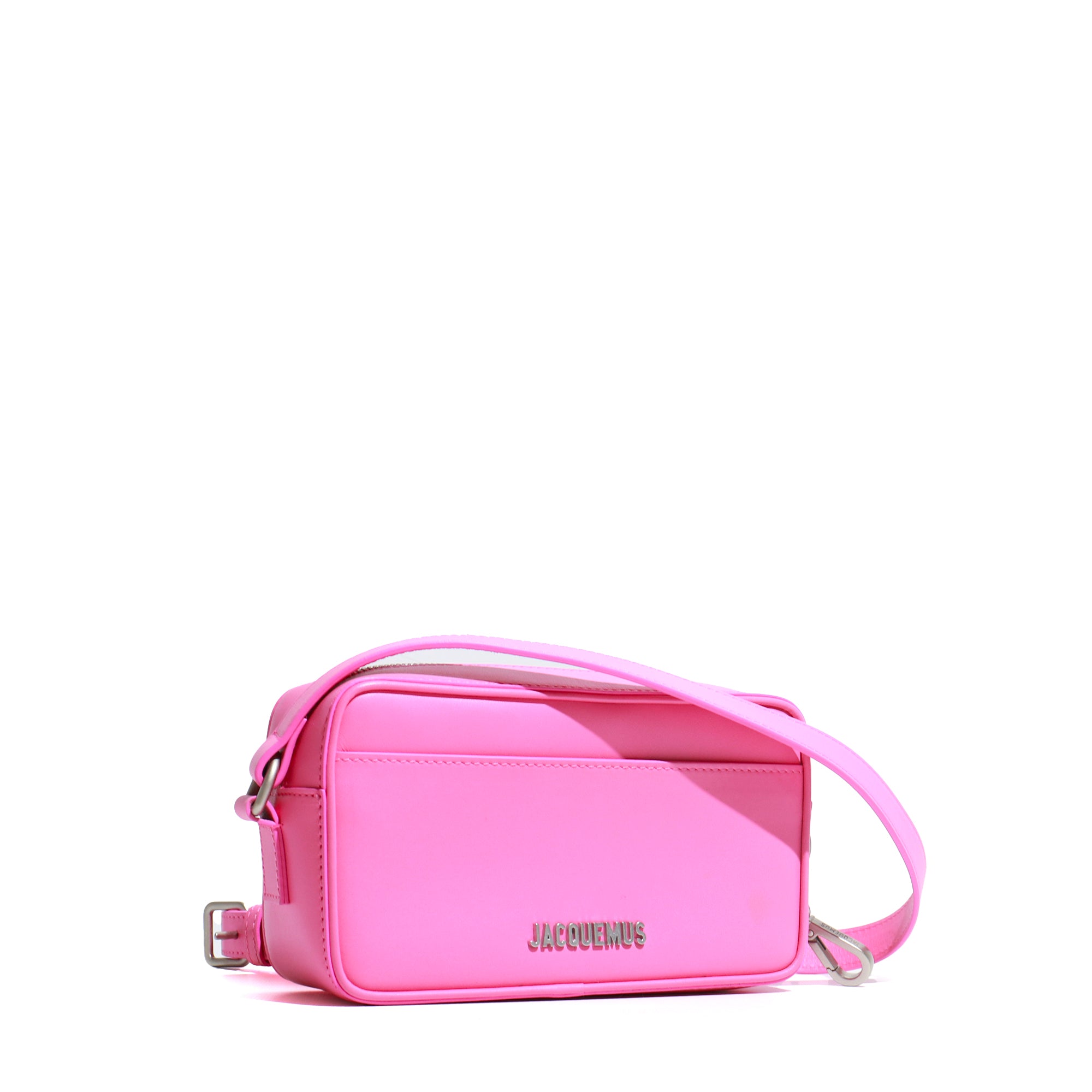 JACQUEMUS - Le Baneto shoulder bag in pink leather