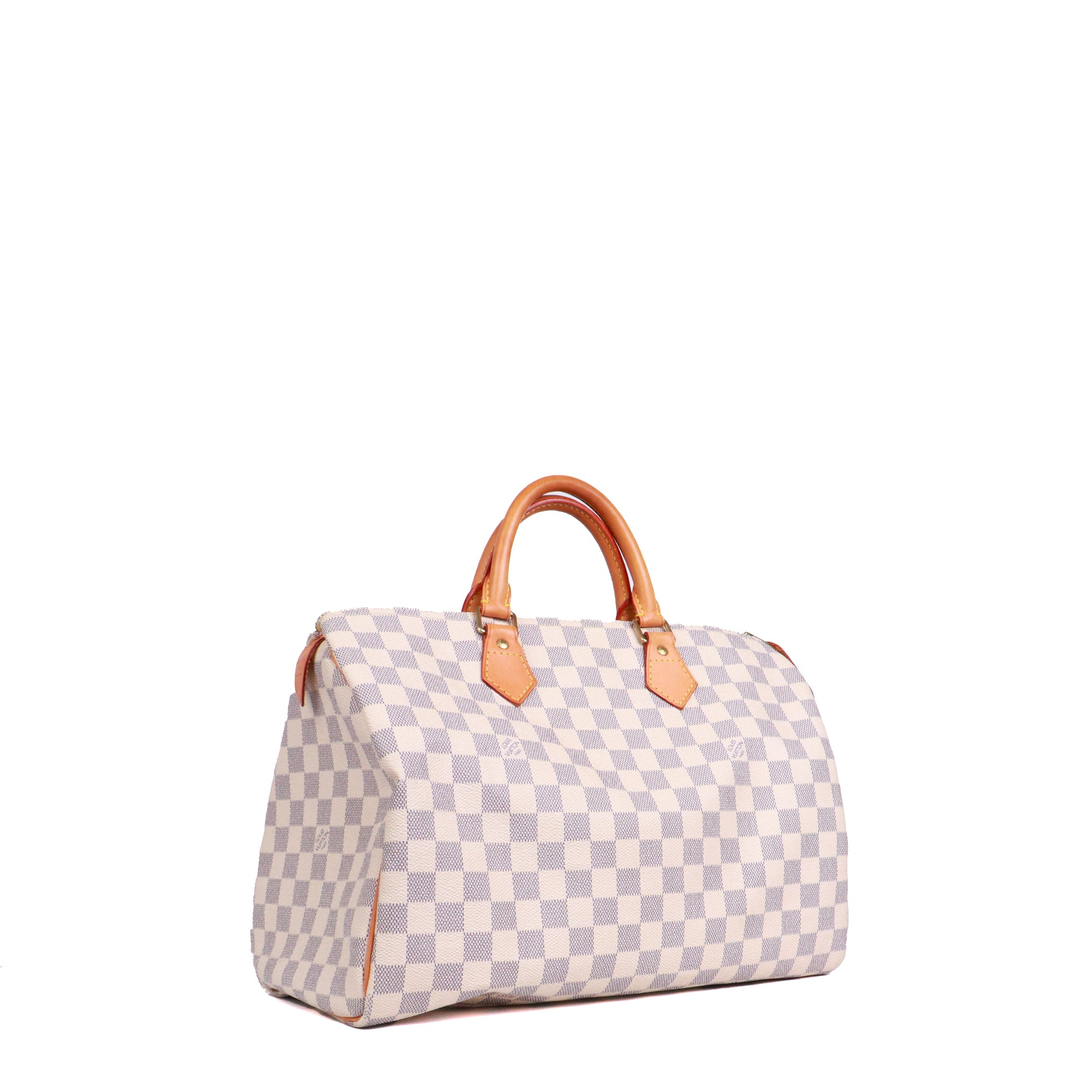 LOUIS VUITTON - Speedy 30 handbag in azure damier canvas