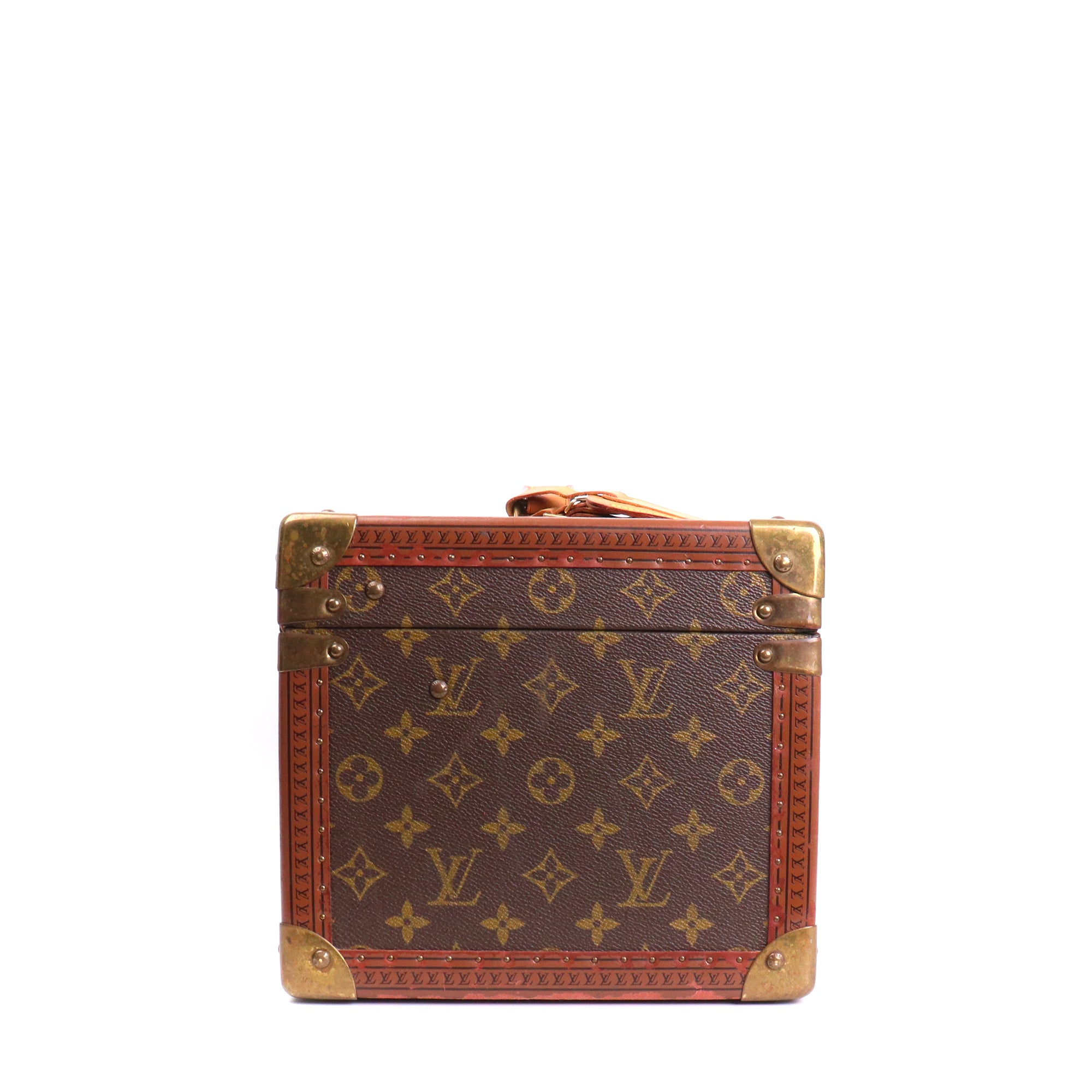 LOUIS VUITTON - Boîte à bouteilles 40 Louis Vuitton en toile monogrammée