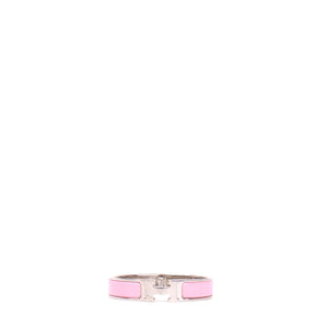 HERMÈS - Clic Clac H bracelet in orange enamel (T0)