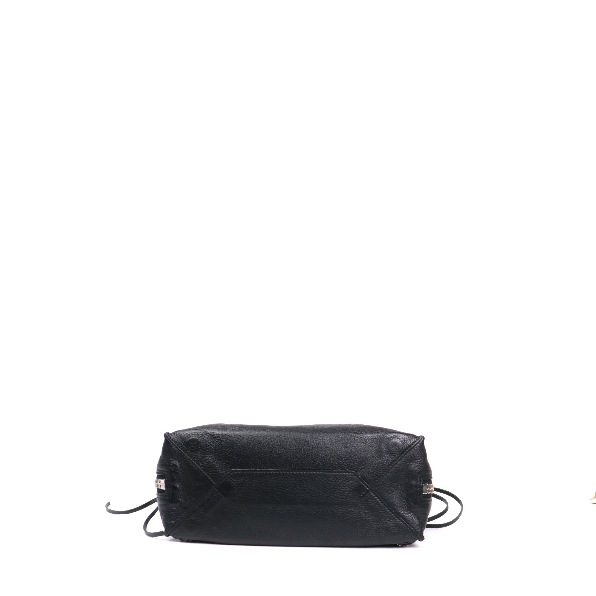BALENCIAGA - Tote bag with shoulder strap A4 paper Beige sheepskin satchel