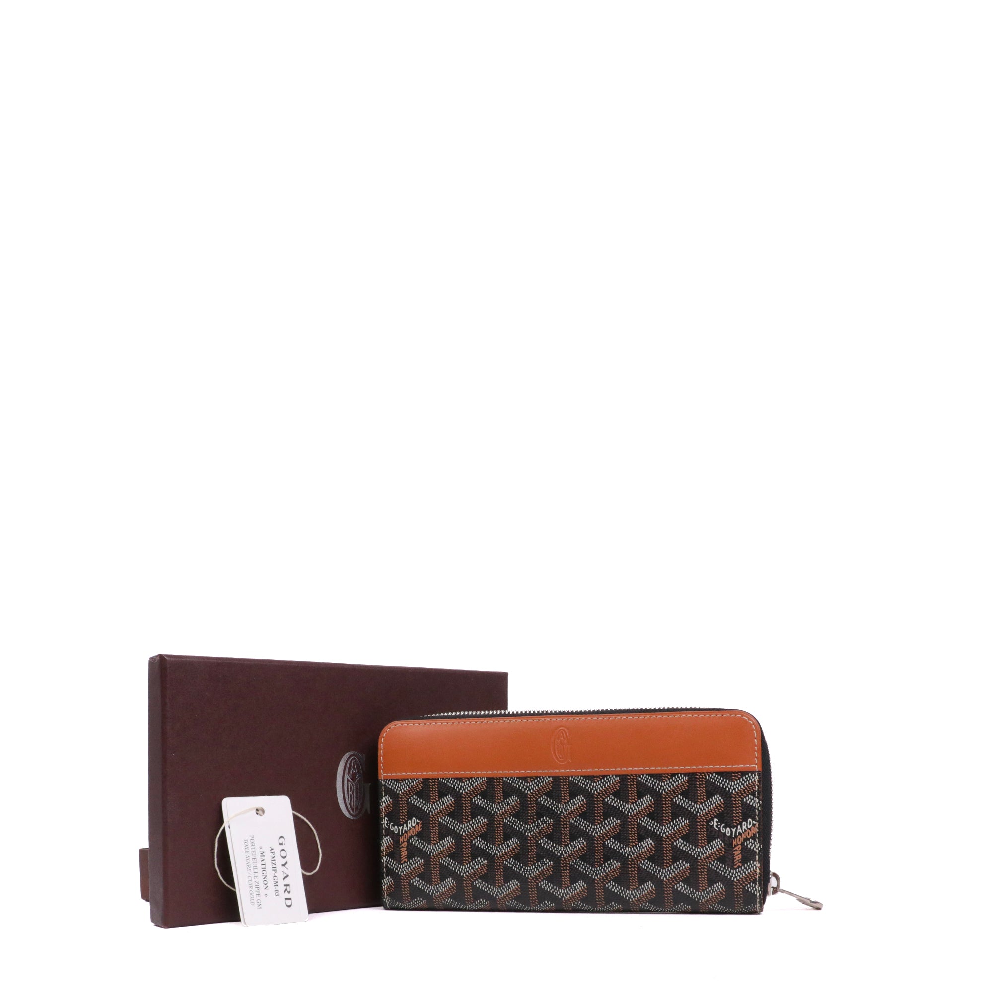 GOYARD - Portefeuille Matignon Goyard en toile enduite monogrammée