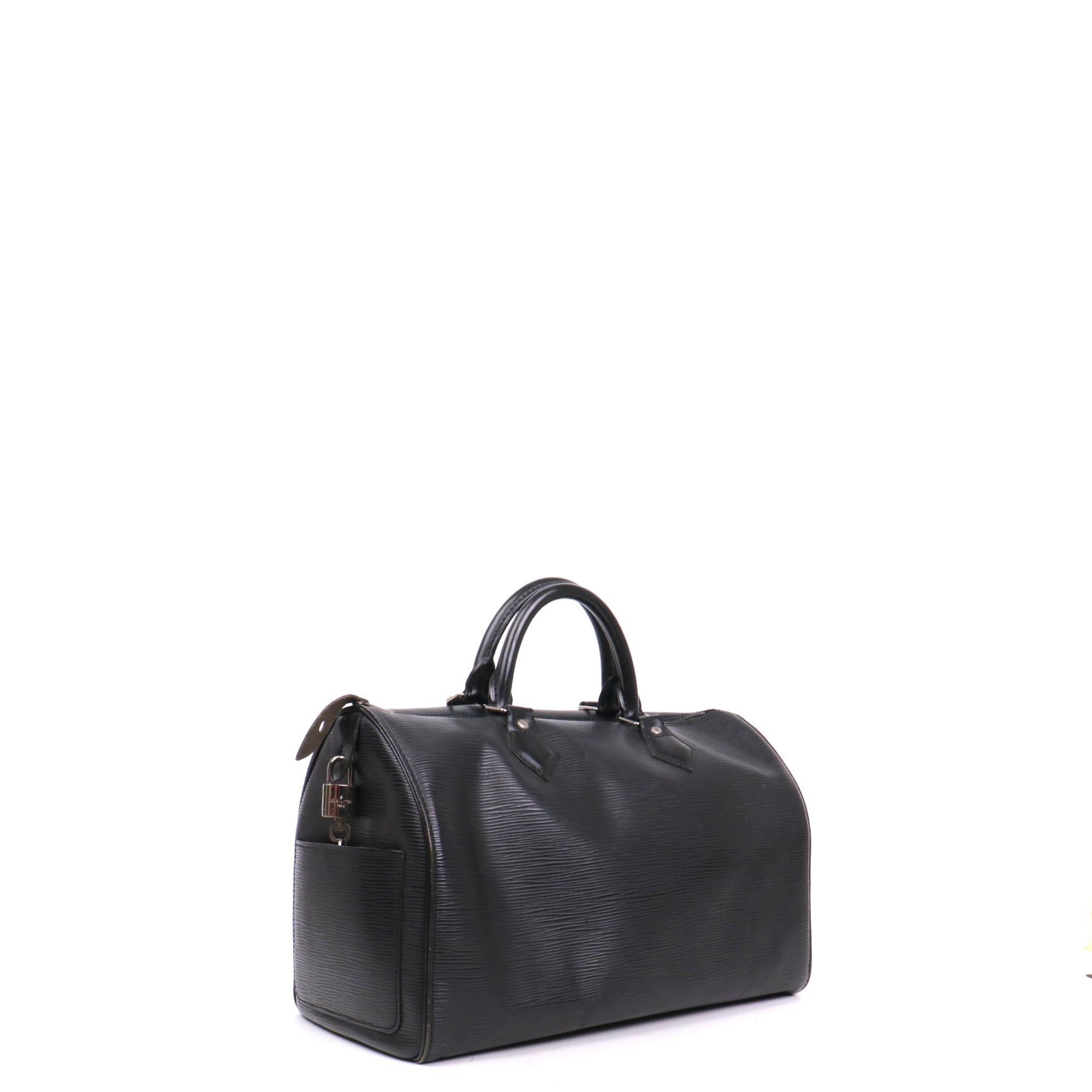 LOUIS VUITTON - Louis Vuitton Speedy 35 shoulder bag in Damier Ébène canvas