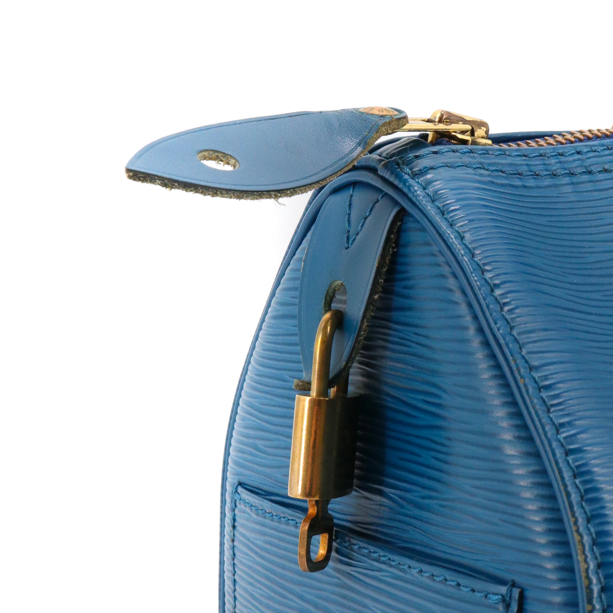 LOUIS VUITTON - Louis Vuitton Speedy 25 handbag in vintage blue epi leather