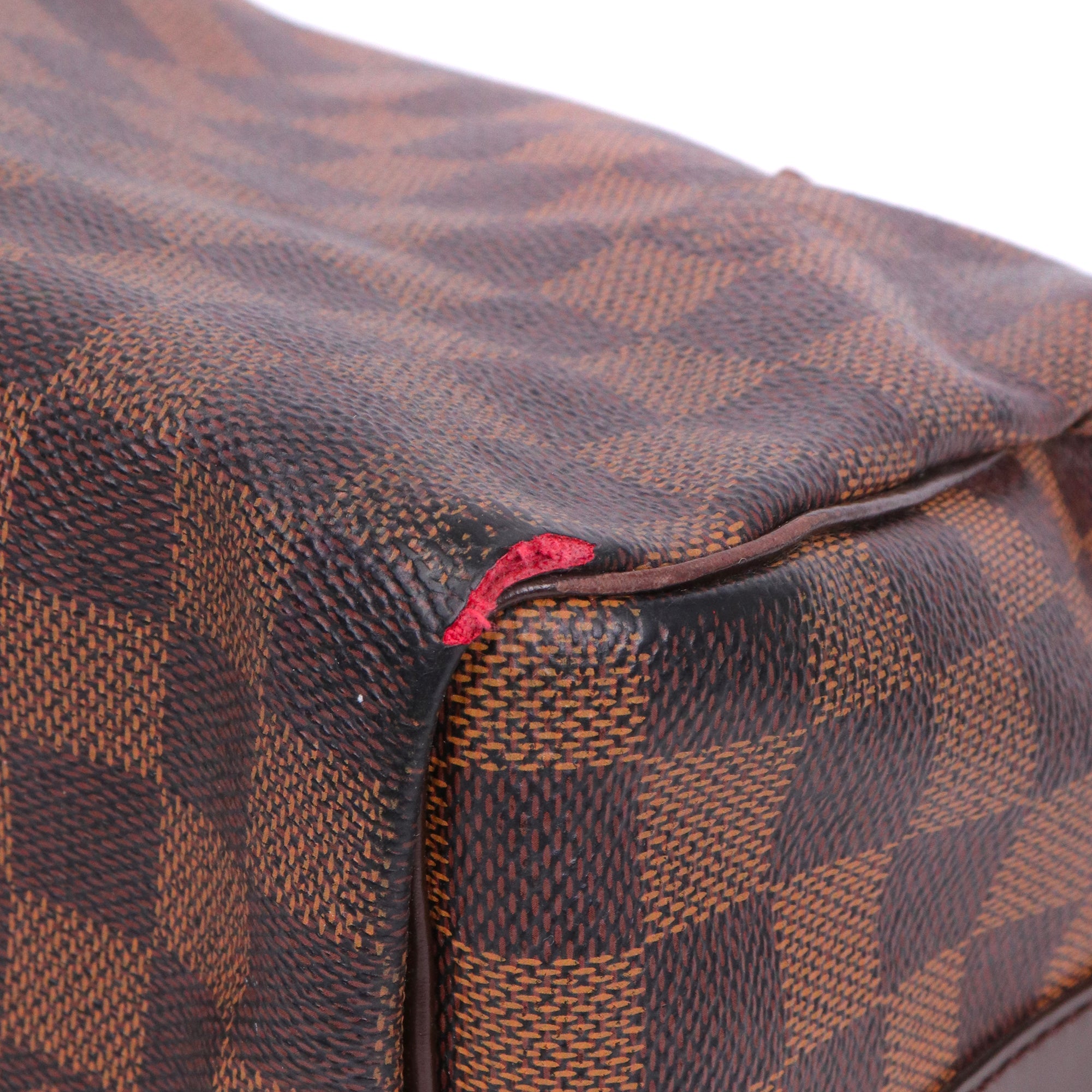LOUIS VUITTON - Sac à bandoulière Speedy 25 Louis Vuitton en toile damier ébène