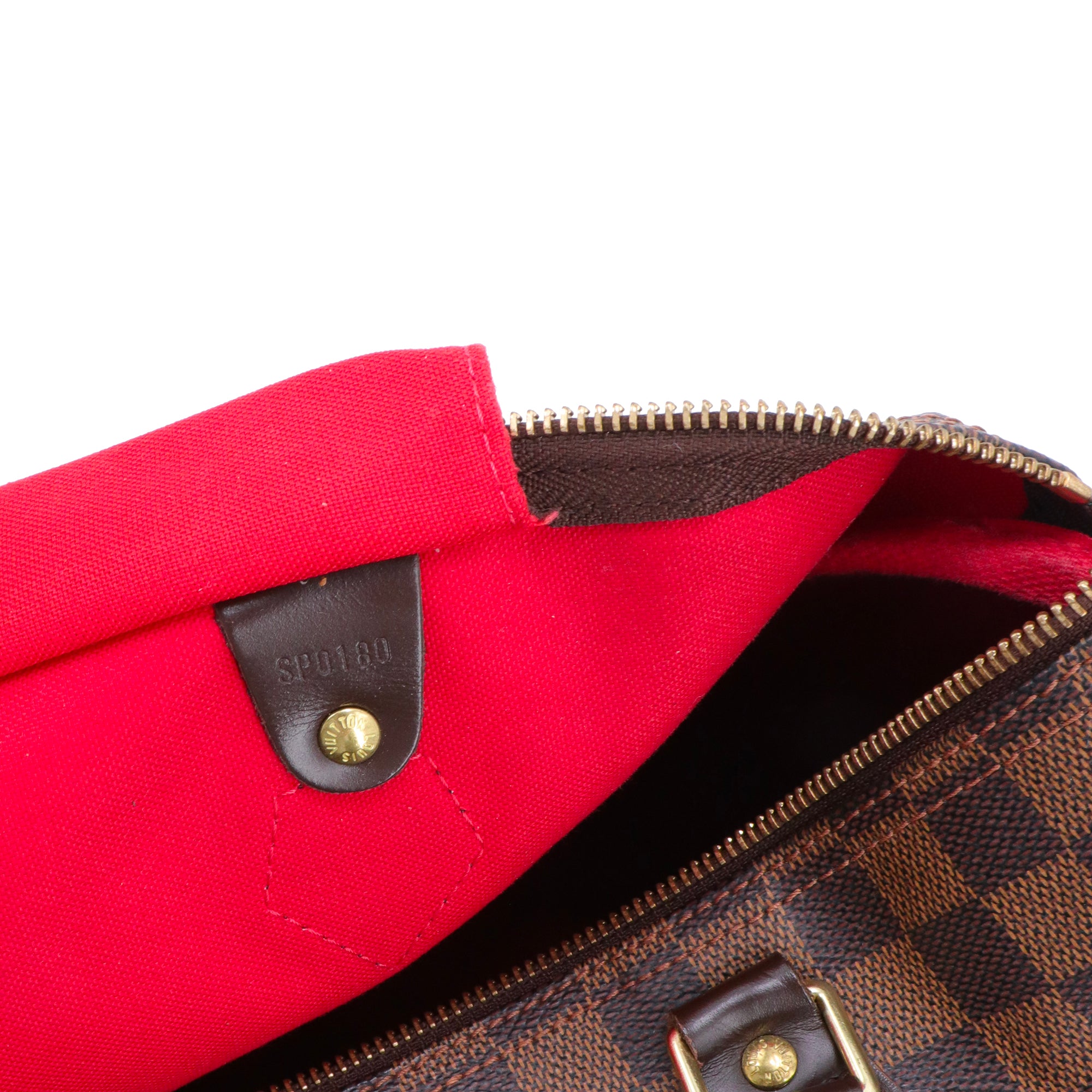 LOUIS VUITTON - Sac à main Speedy 35 Louis Vuitton en toile damier ébène