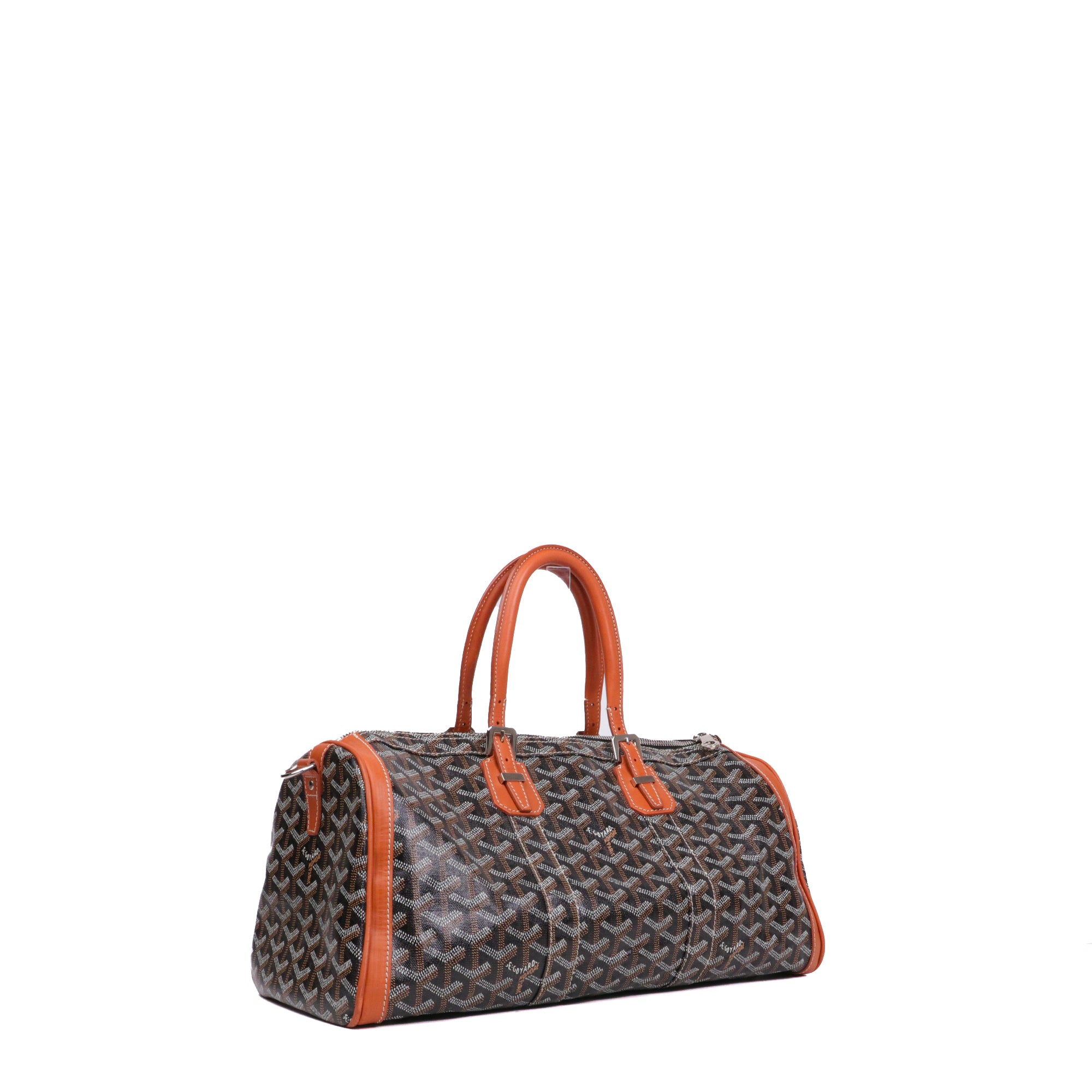GOYARD - Sac à main Croisière Goyard en toile enduite noire