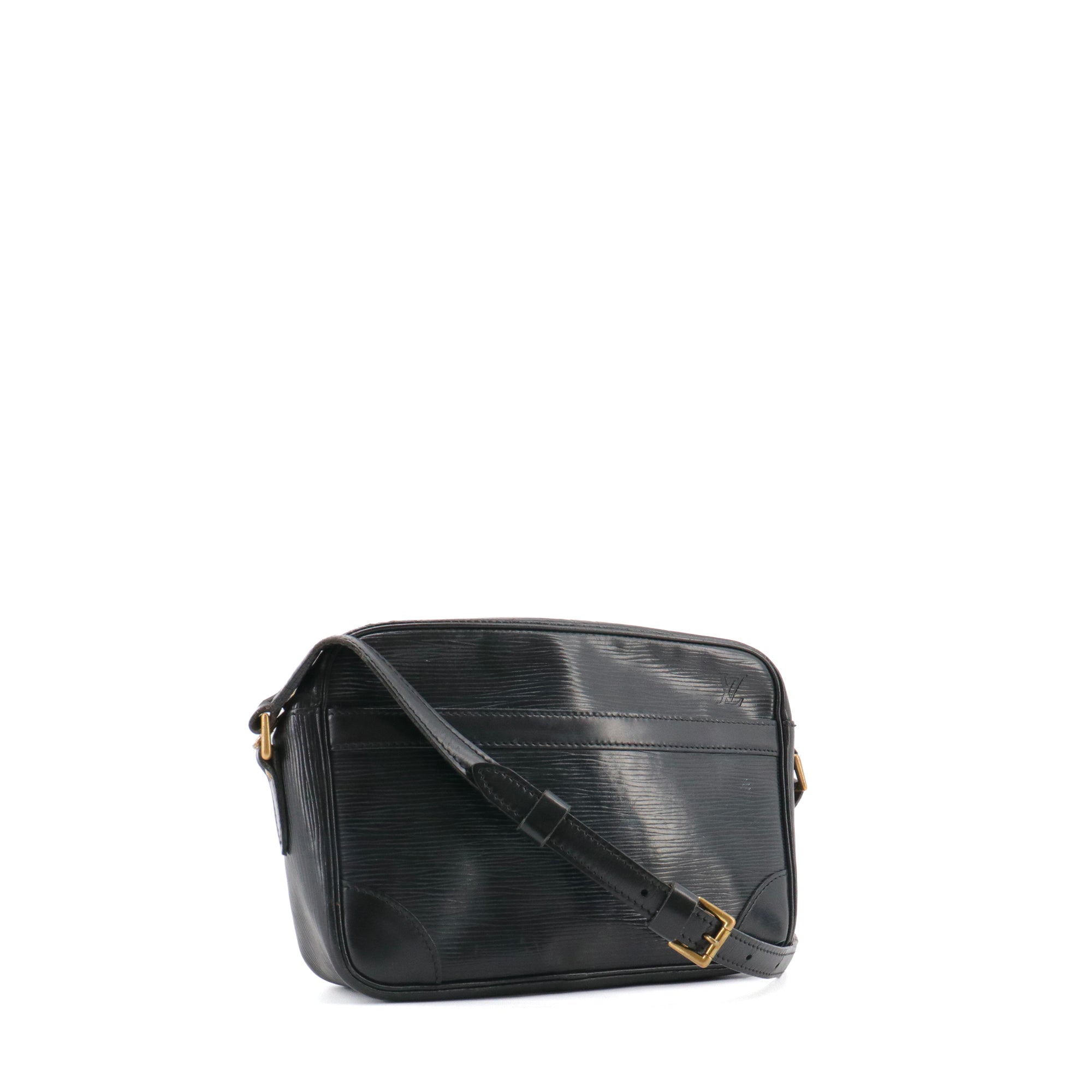 LOUIS VUITTON - Sac à bandoulière Trocadéro Louis Vuitton en cuir épi noir