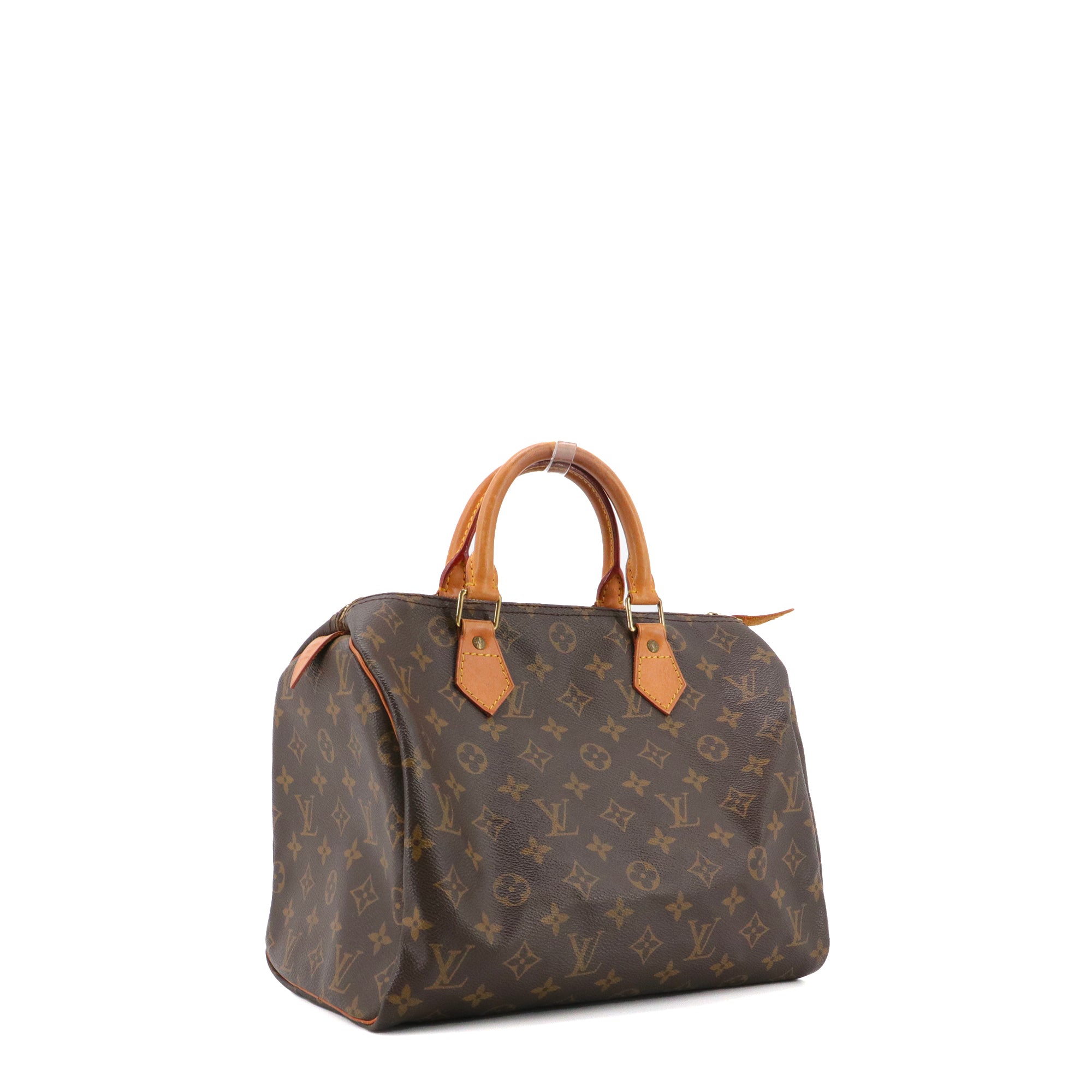 LOUIS VUITTON - Sac à main Speedy 30 Louis Vuitton en toile monogrammée