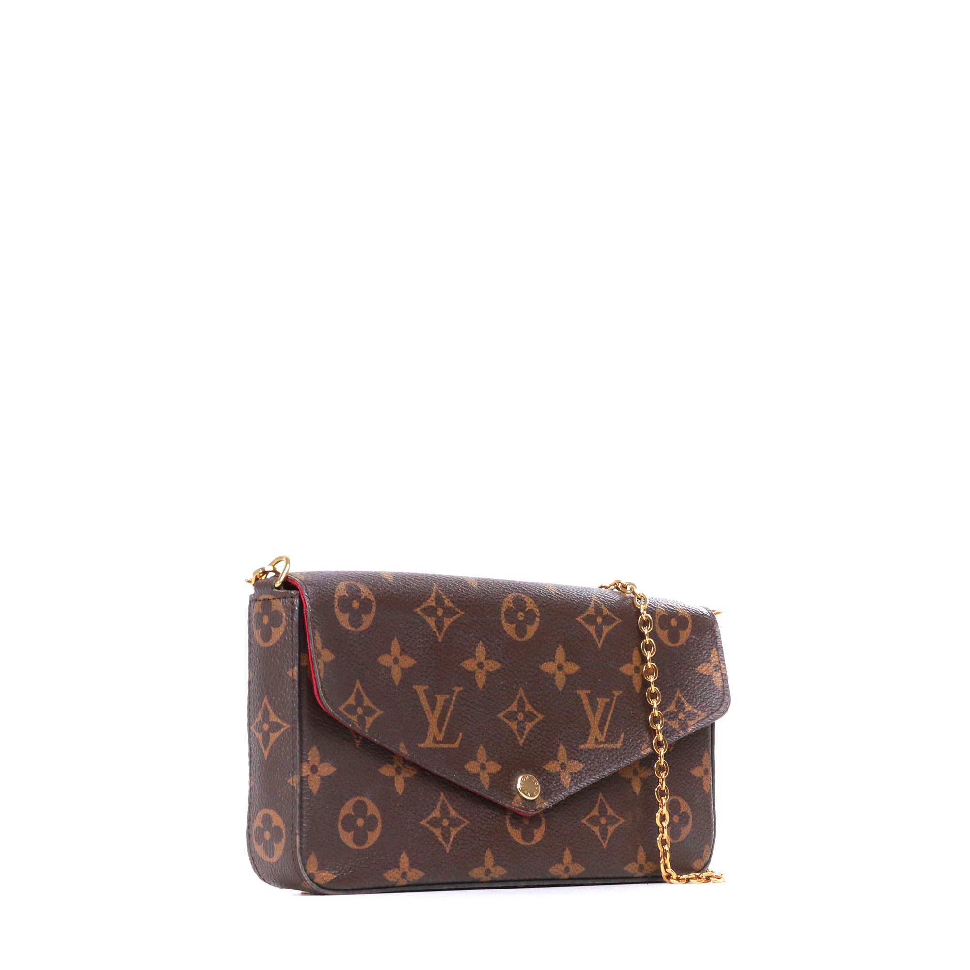 LOUIS VUITTON - Louis Vuitton Felicie clutch in monogram canvas