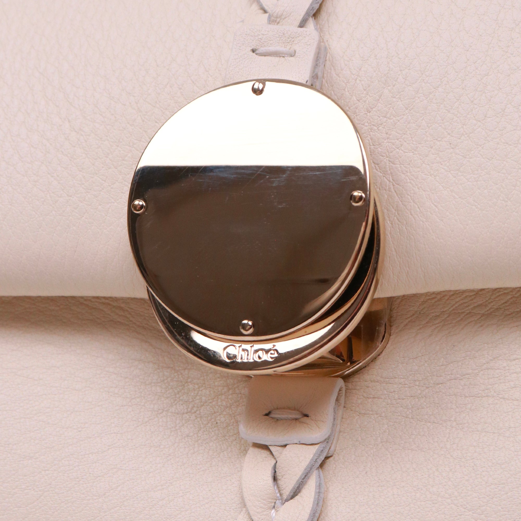 CHLOÉ - Darry shoulder bag in black grained leather
