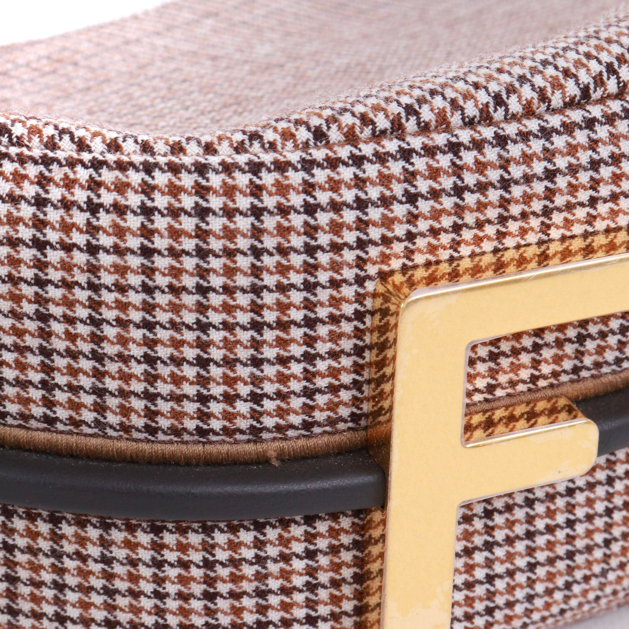 FENDI - Fendigraphy Fendi shoulder bag in brown canvas