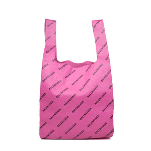 BALENCIAGA - Balenciaga Beach Medium tote bag in black straw