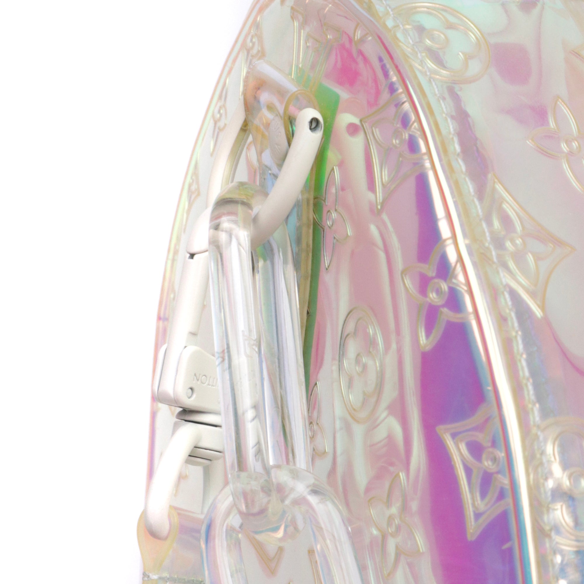 LOUIS VUITTON - Sac Keepall 50 Prism édition limitée Louis Vuitton en pvc iridescent
