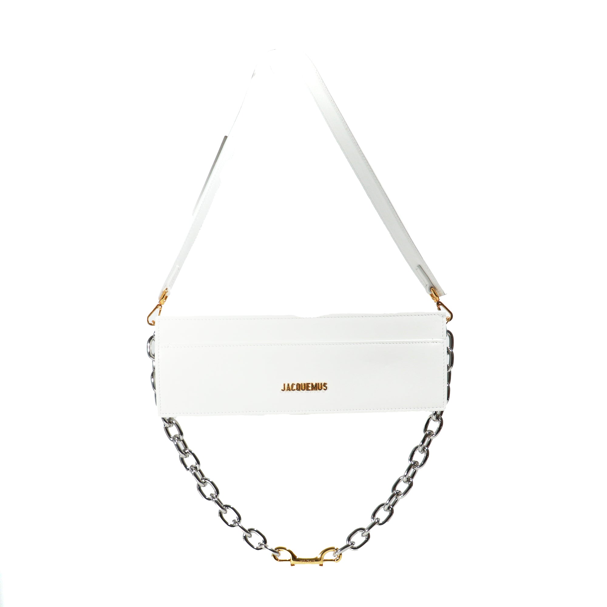 JACQUEMUS - Sac à épaule Le Ciuciu en cuir blanc