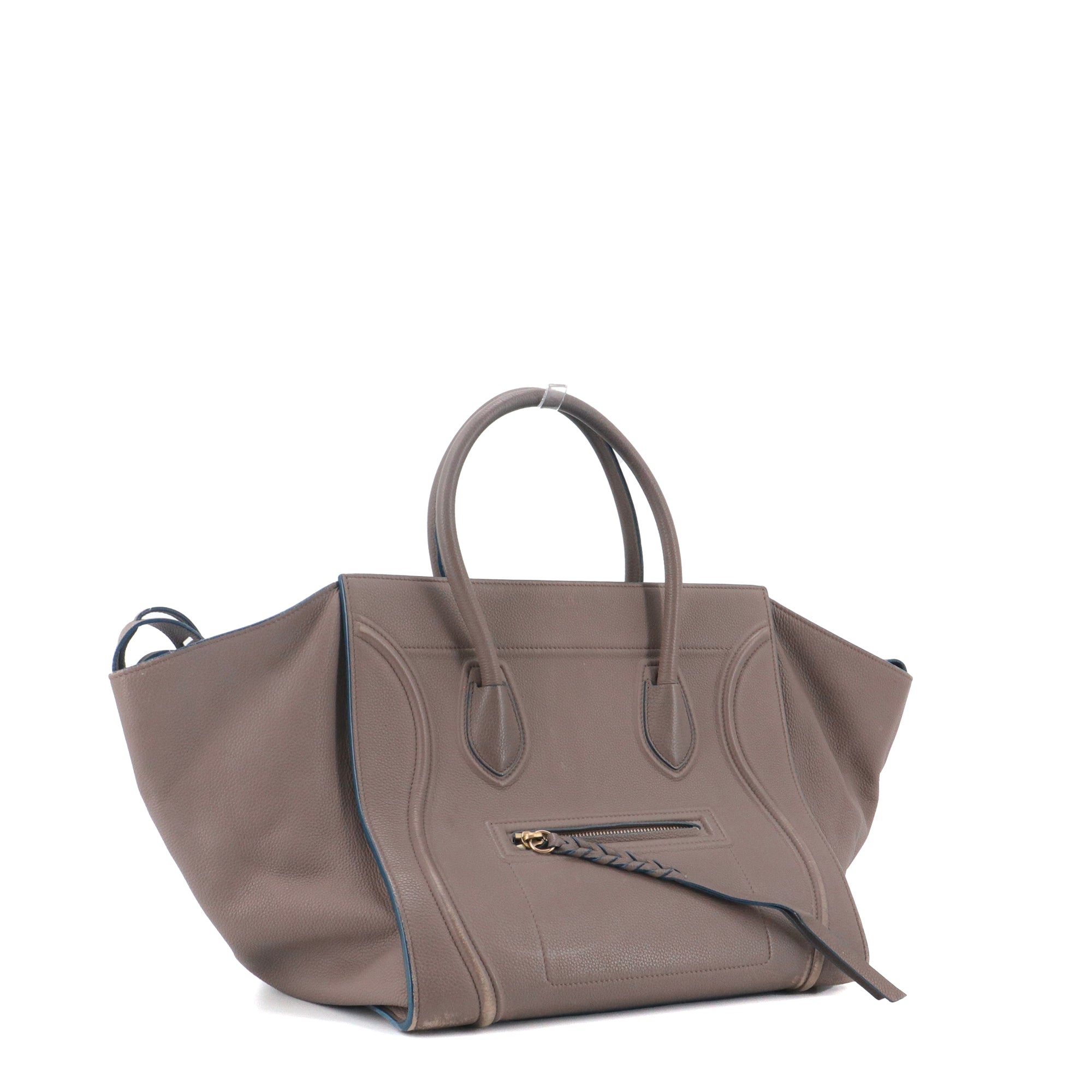 CELINE - Celine Luggage handbag in taupe grained leather