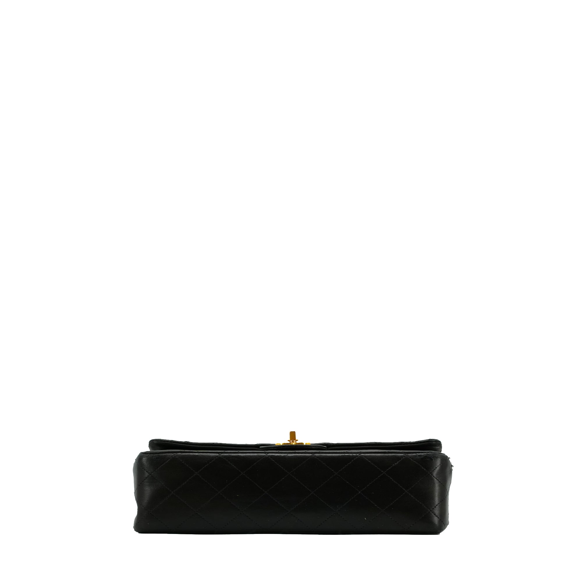 CHANEL - Sac à main Classique/Timeless 11.12 Chanel en cuir matelassé noir vintage