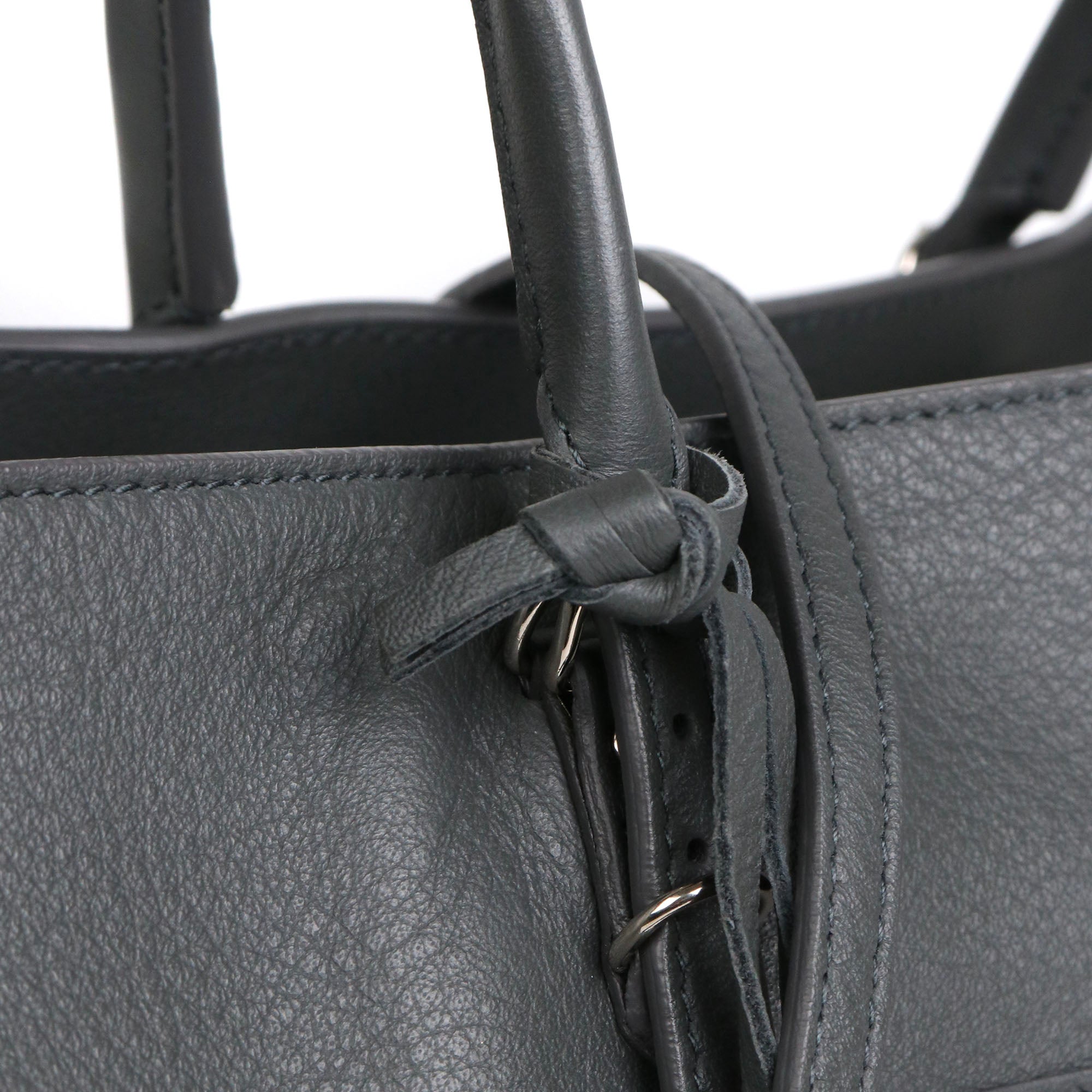 BALENCIAGA - Papier A4 shopping bag with shoulder strap in red leather