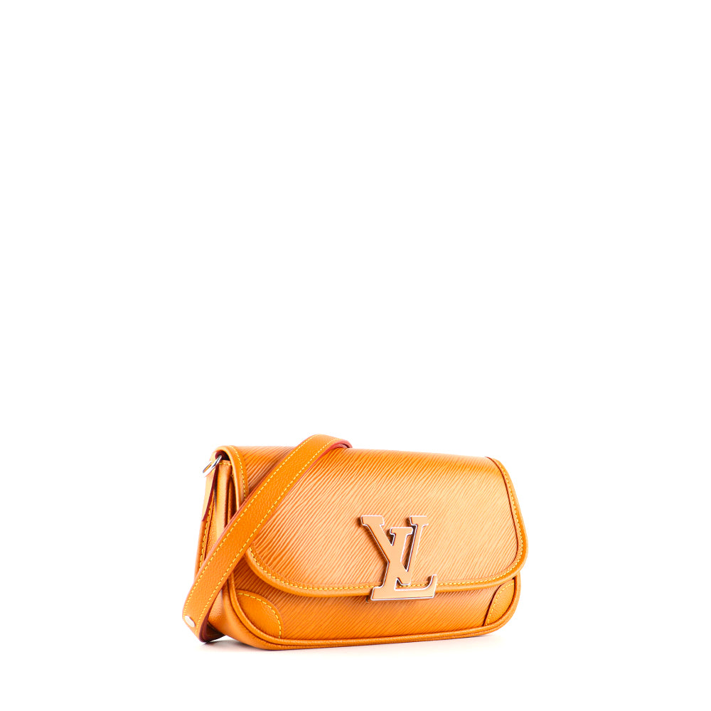 LOUIS VUITTON - Sac à bandoulière Buci en cuir épi marron