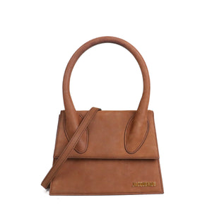 JACQUEMUS - Medium Chiquito shoulder bag in yellow leather
