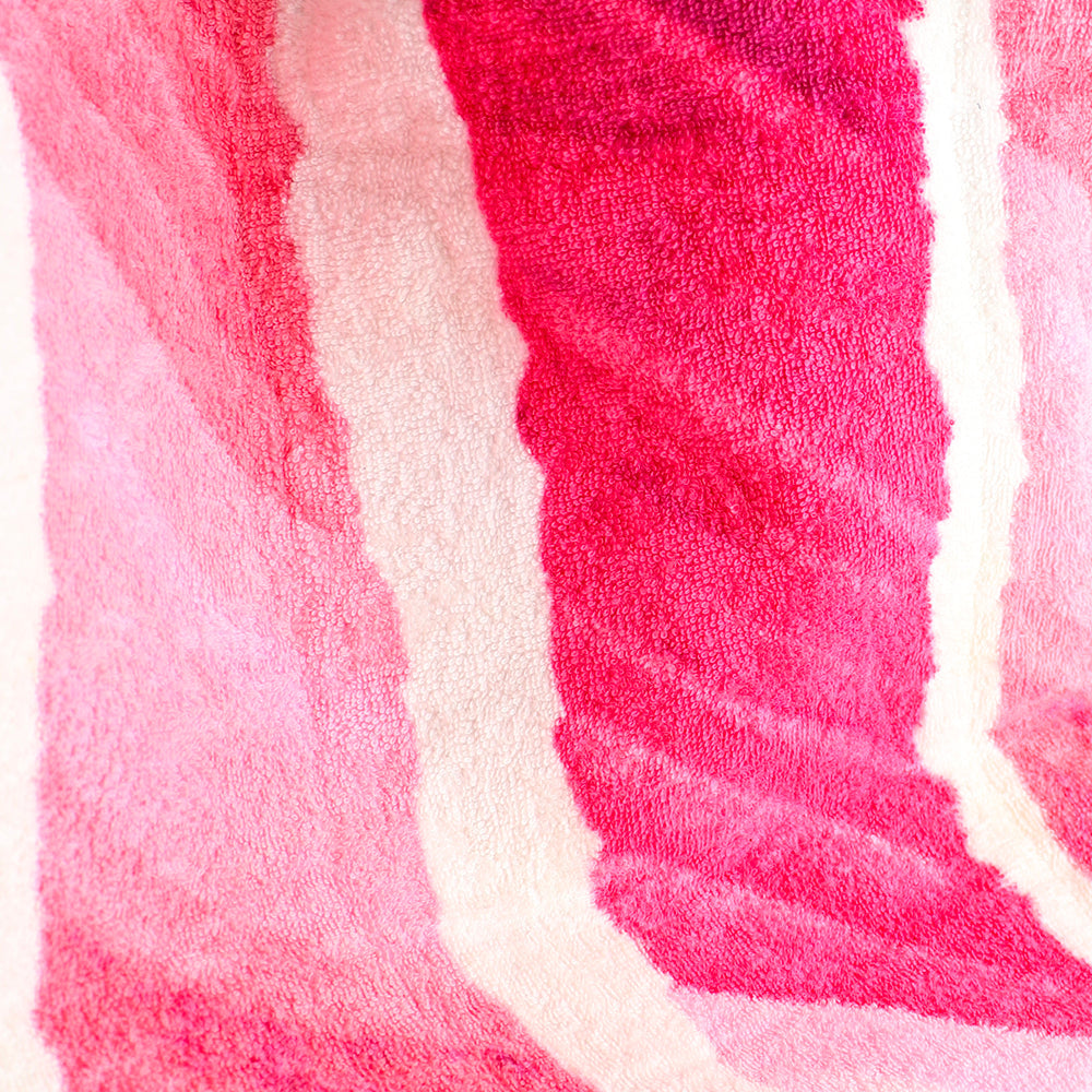 CHANEL - Sac cabas en éponge rose et drap de plage