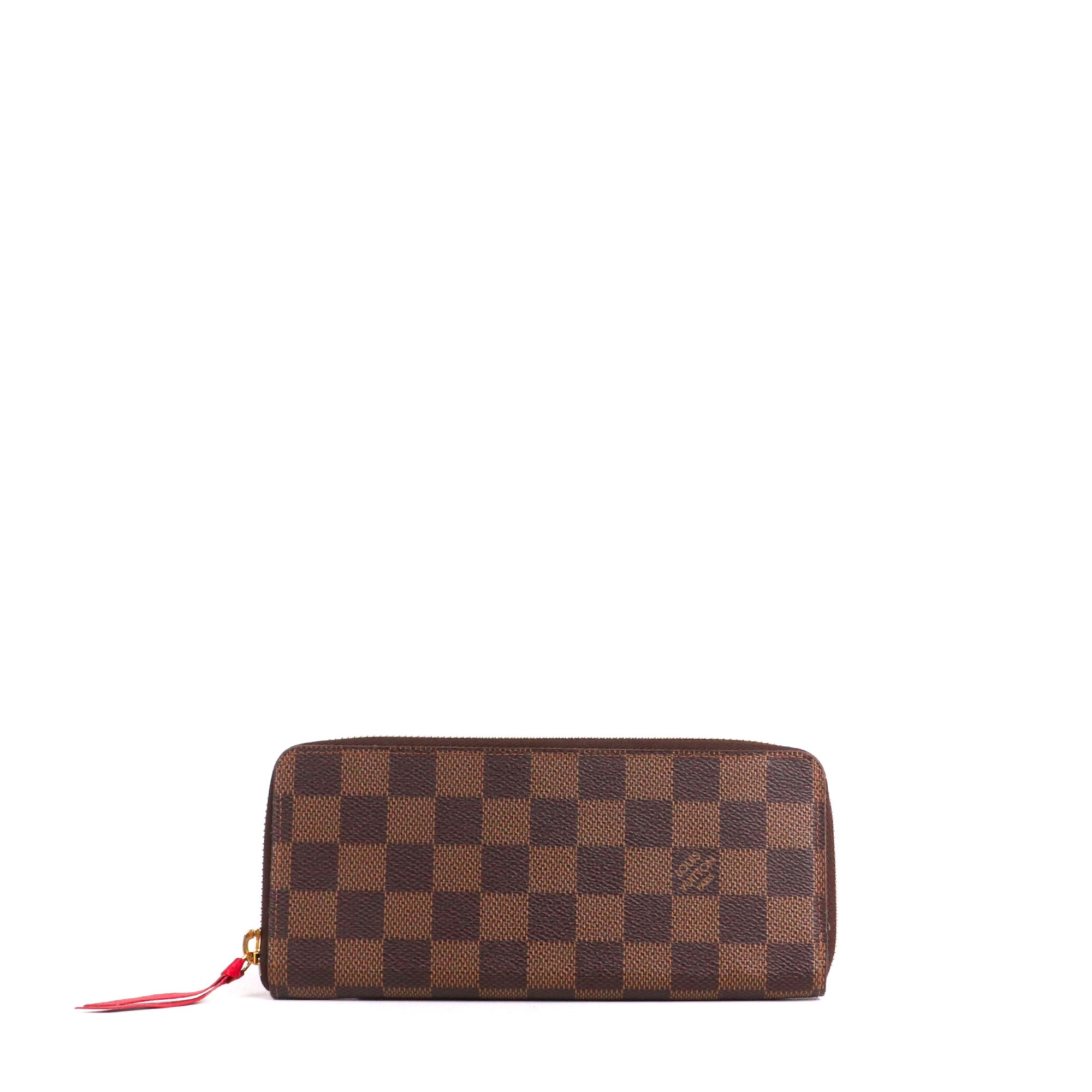 LOUIS VUITTON - Clémence wallet in ebony checkerboard