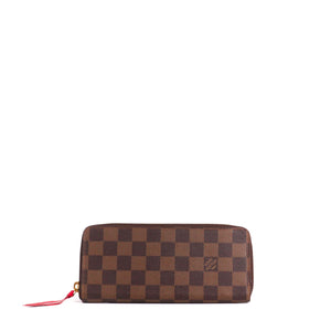 LOUIS VUITTON - Clémence wallet in ebony checkerboard