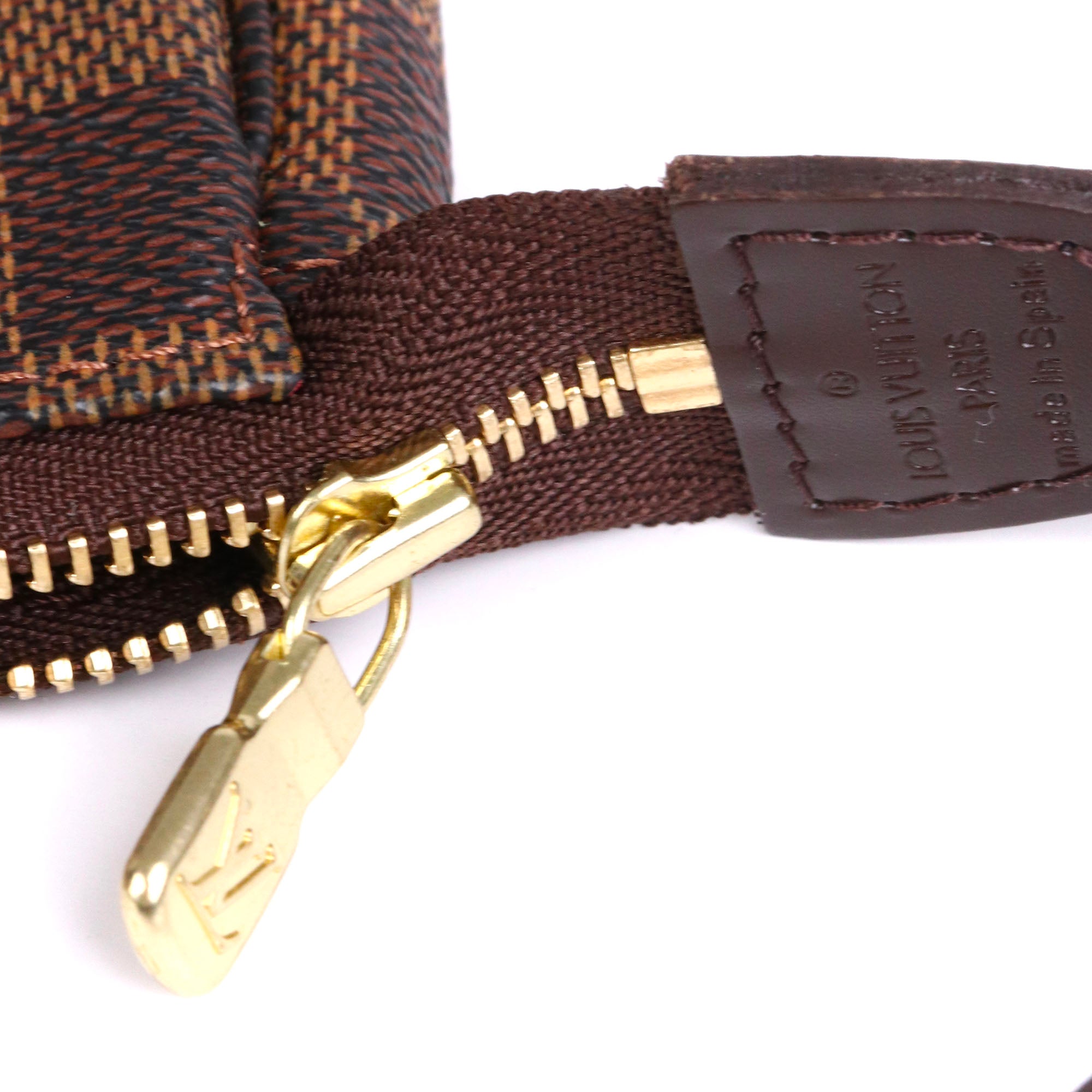 LOUIS VUITTON - Pochette Accessoire Louis Vuitton en toile damier ébène