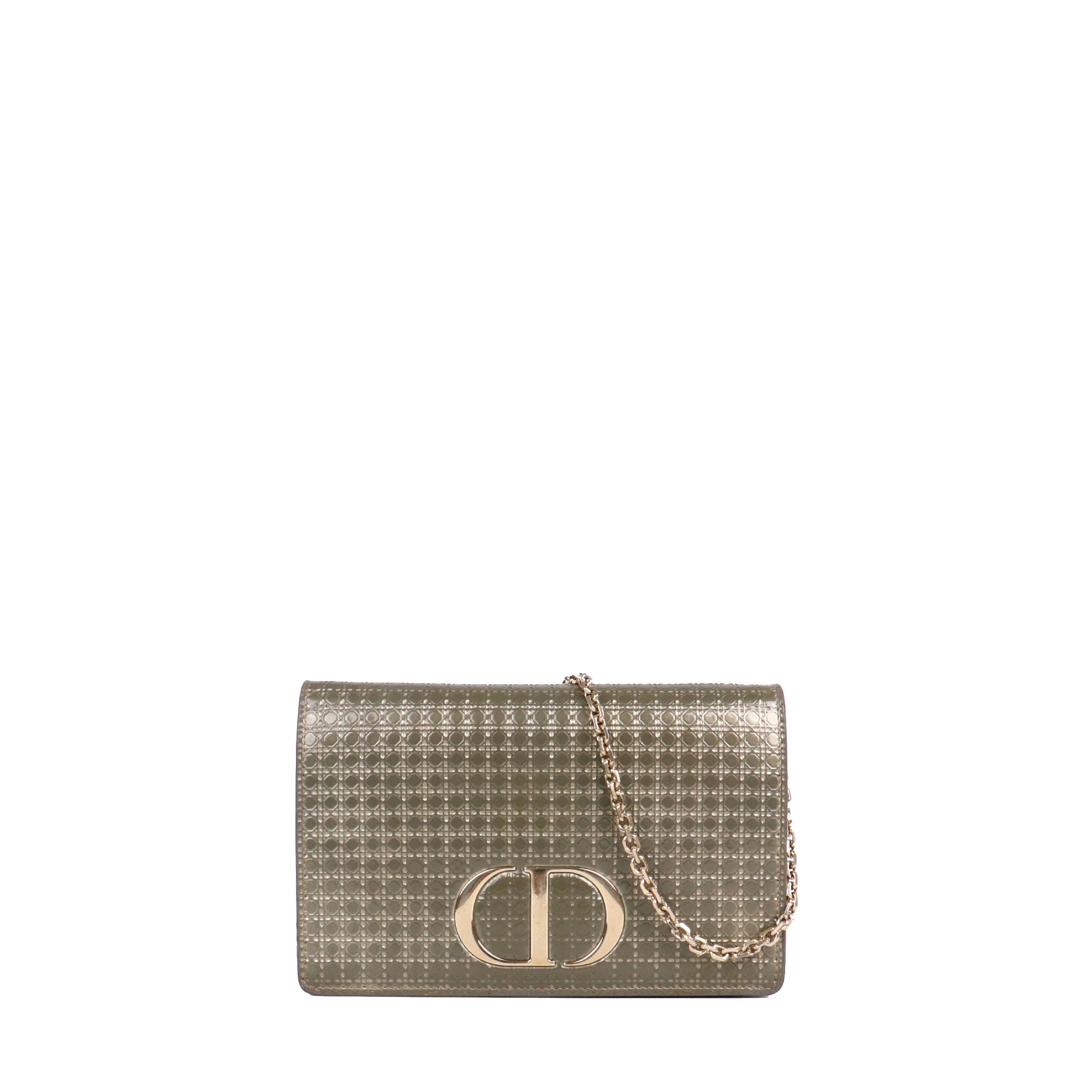 DIOR - Dior Oblique Galaxy A5 pouch in black leather