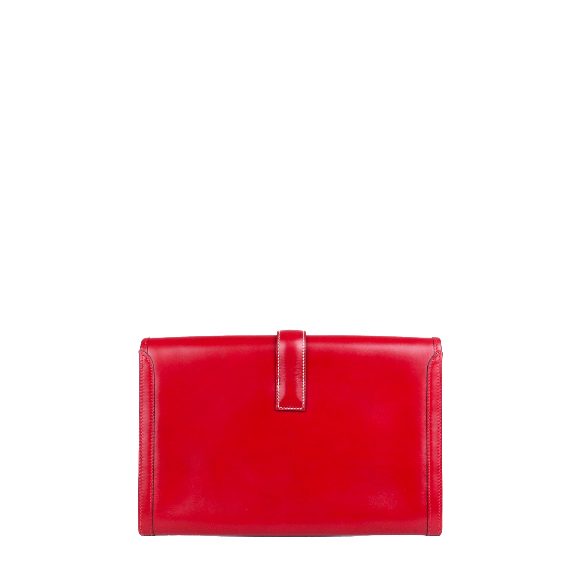 HERMÈS - Hermès Maxibox Clutch in smooth leather Rose Lipstick