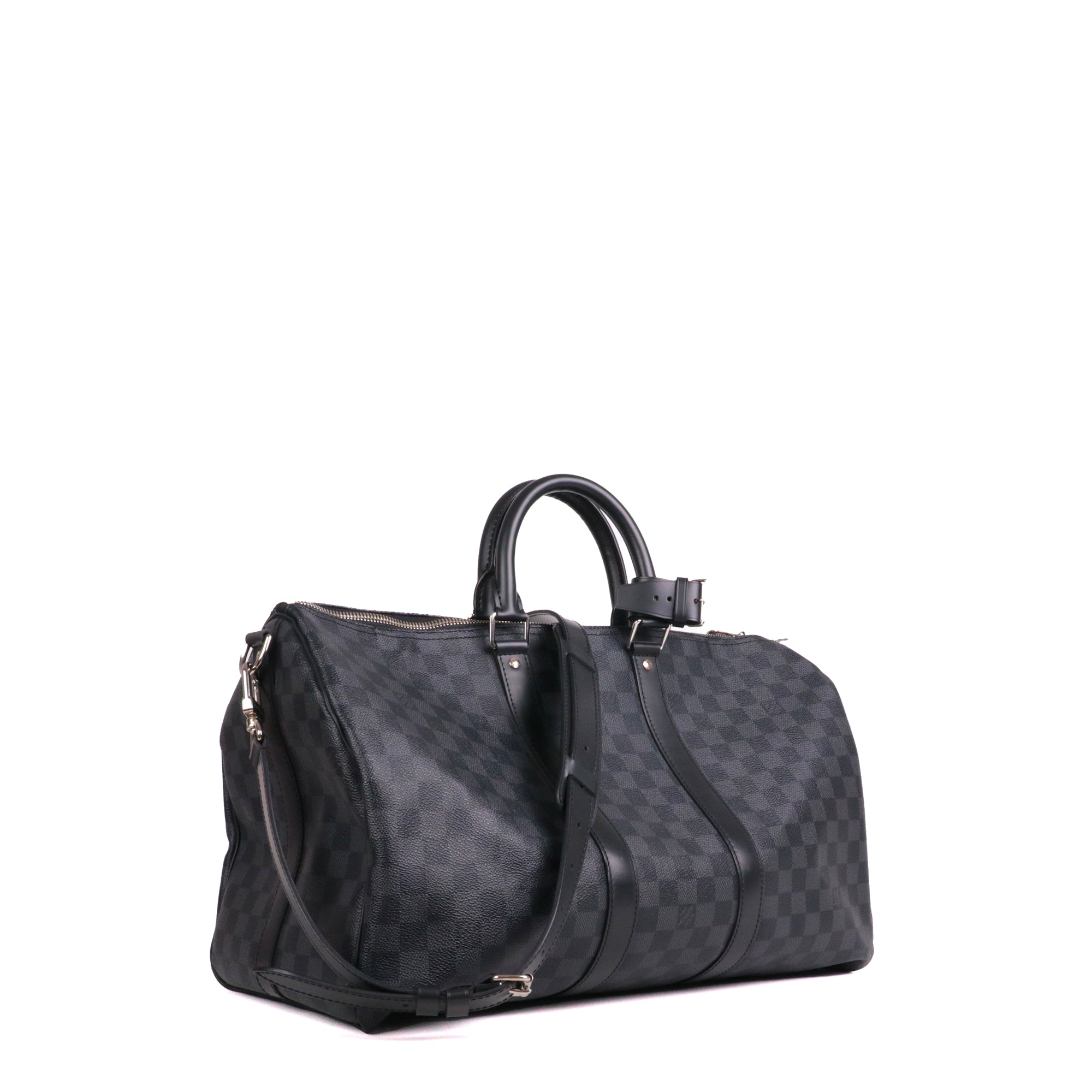 LOUIS VUITTON - Sac de voyage Keepall 45 Louis Vuitton en toile damier graphite