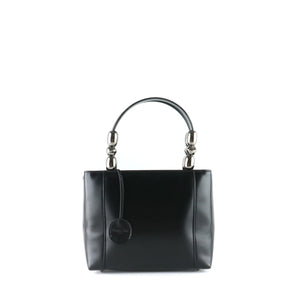 DIOR - Sac à main Lady Perla en cuir box noir