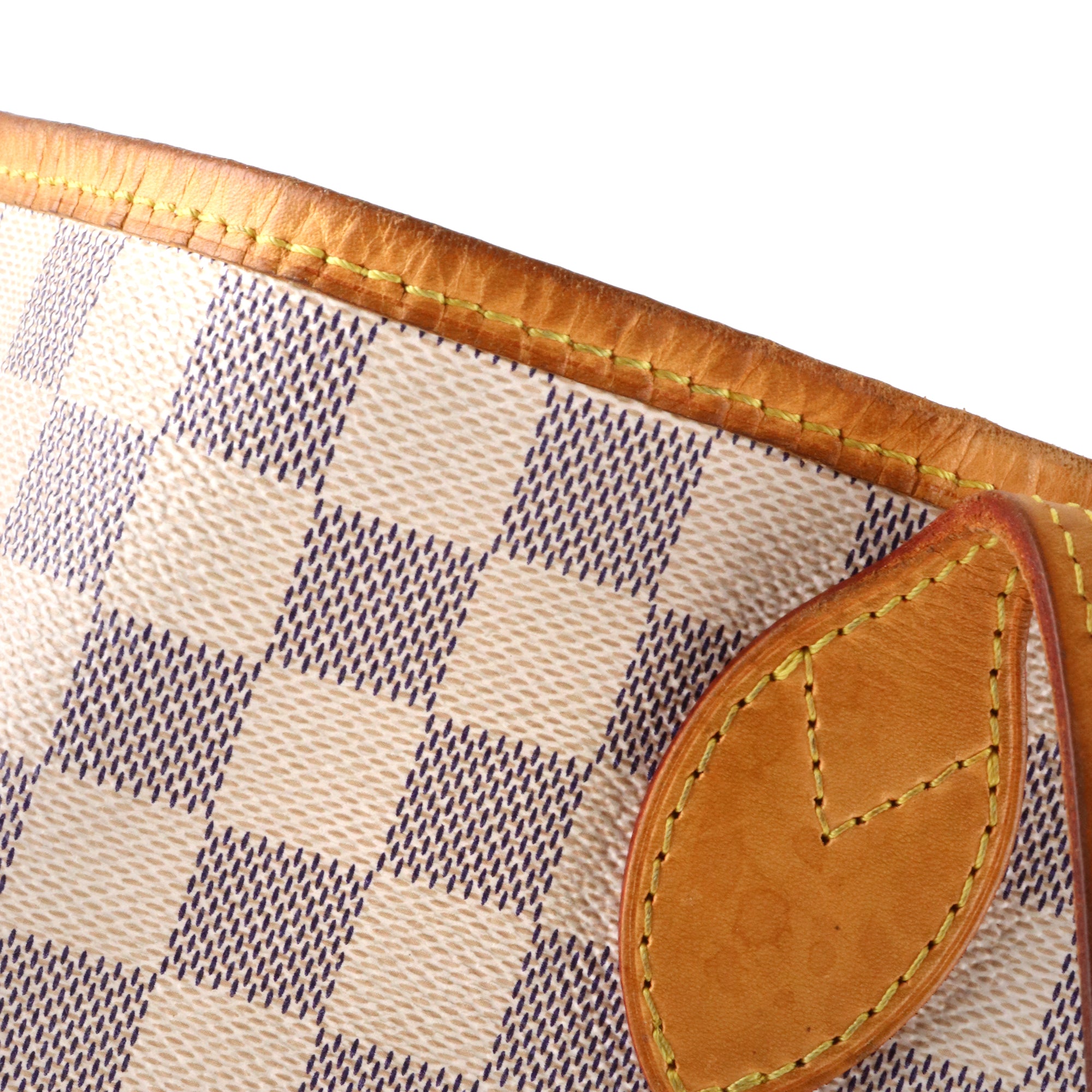 LOUIS VUITTON - Neverfull GM azure checkerboard tote bag