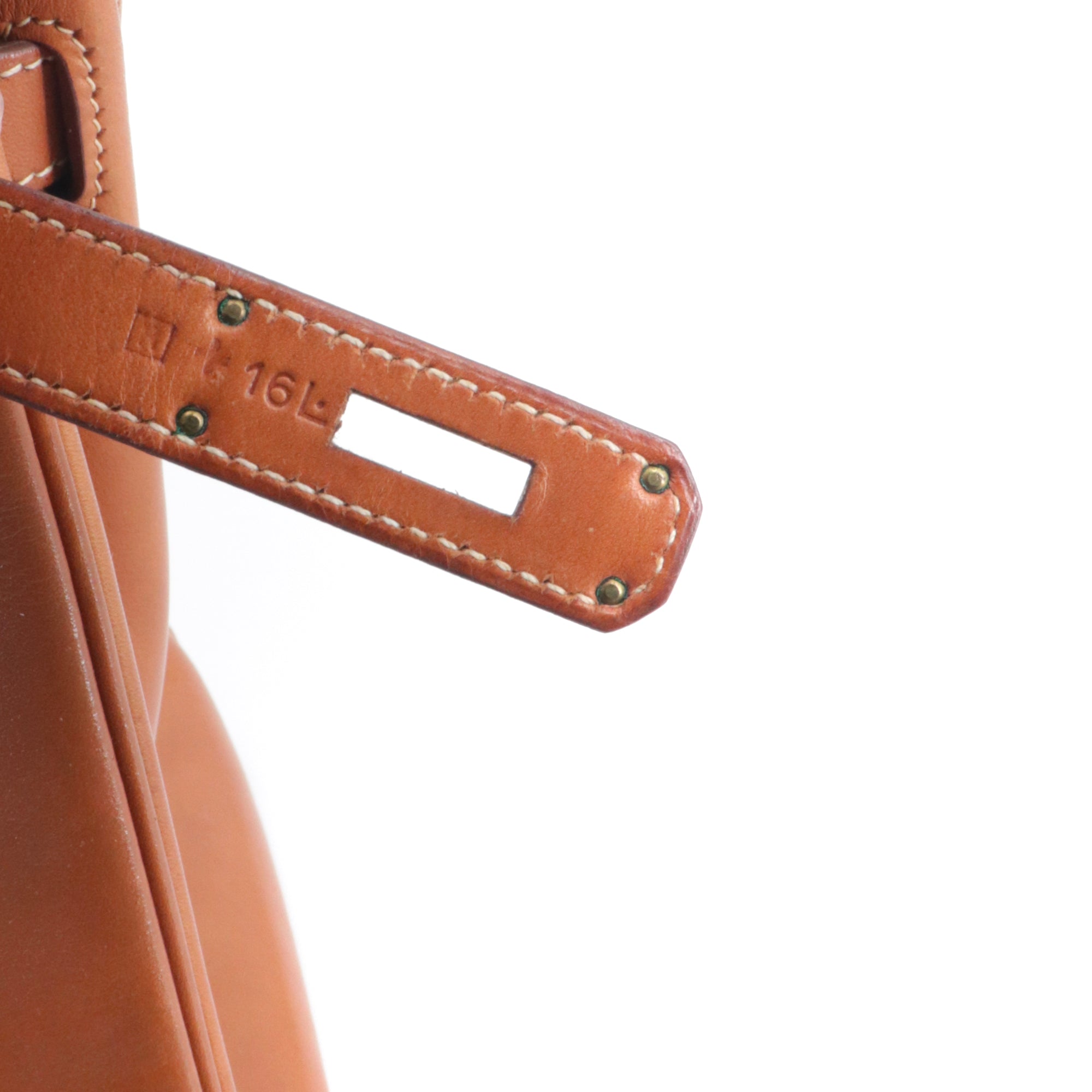 HERMÈS - Birkin 35 handbag in black togo leather 