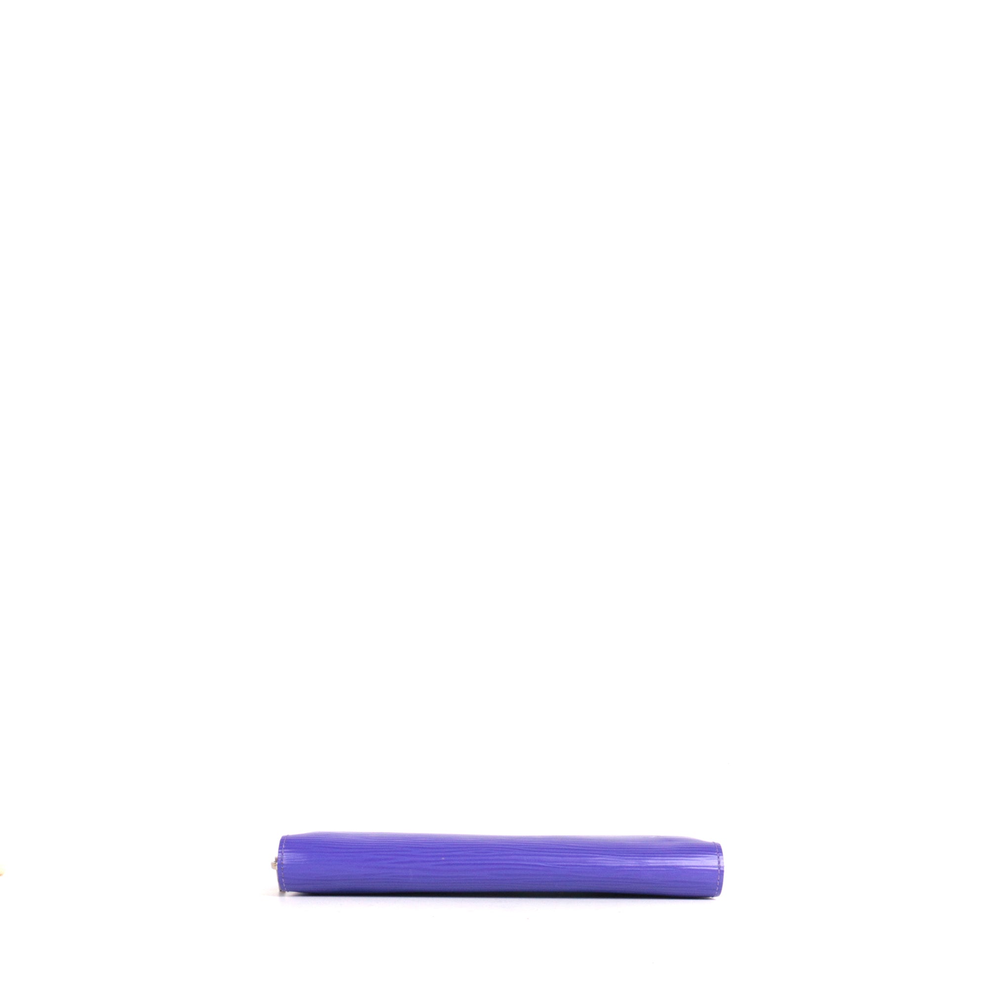 LOUIS VUITTON - Portefeuille Zippy Louis Vuitton en cuir épi violet