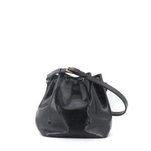 LOUIS VUITTON - NéoNoé shoulder bag in monogram canvas and poppy red leather