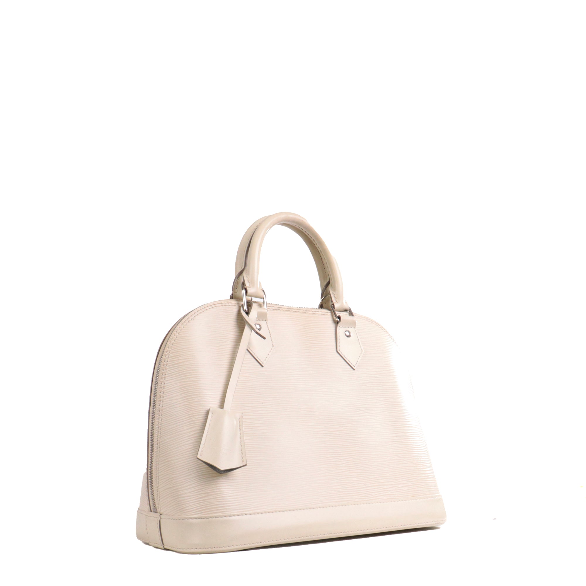 LOUIS VUITTON - Sac à main Alma PM Louis Vuitton en cuir épi ivoire
