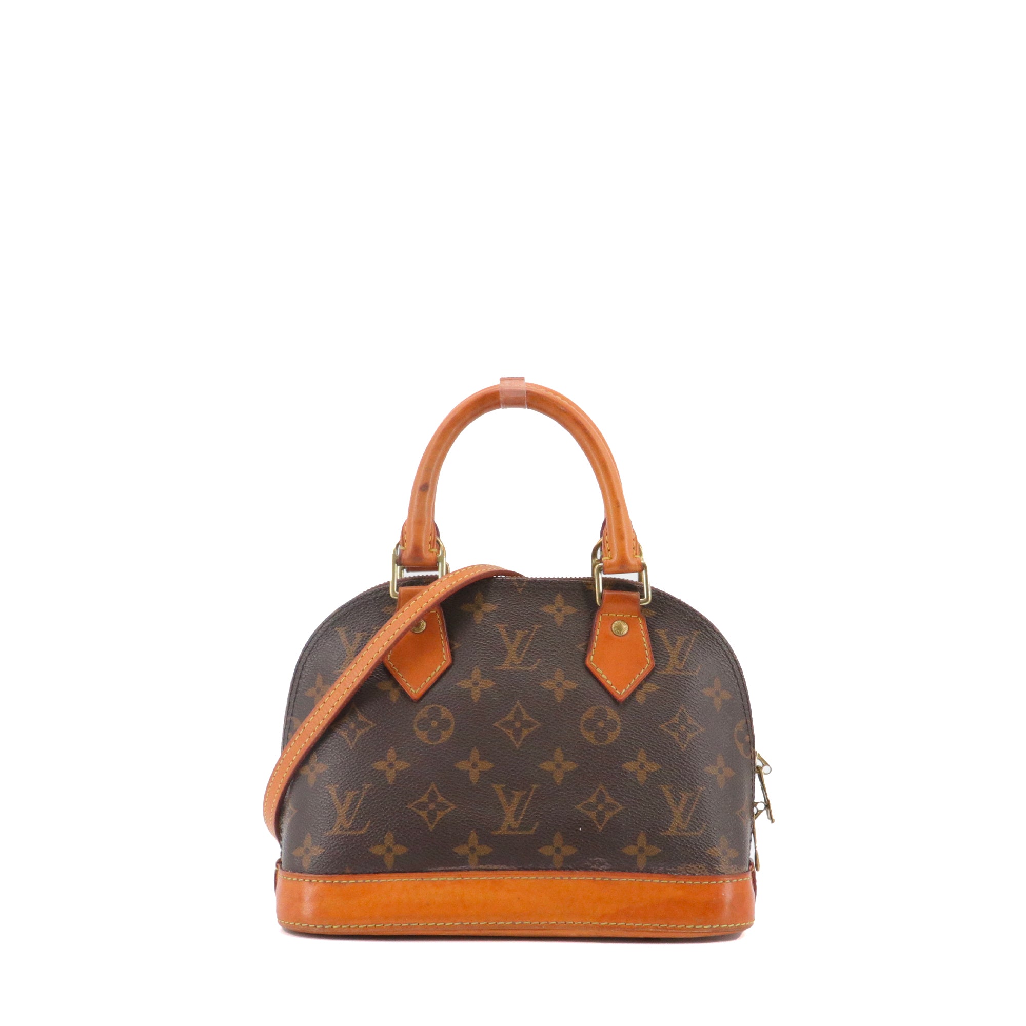 LOUIS VUITTON - Sac à bandoulière Alma BB Louis Vuitton en toile monogramme