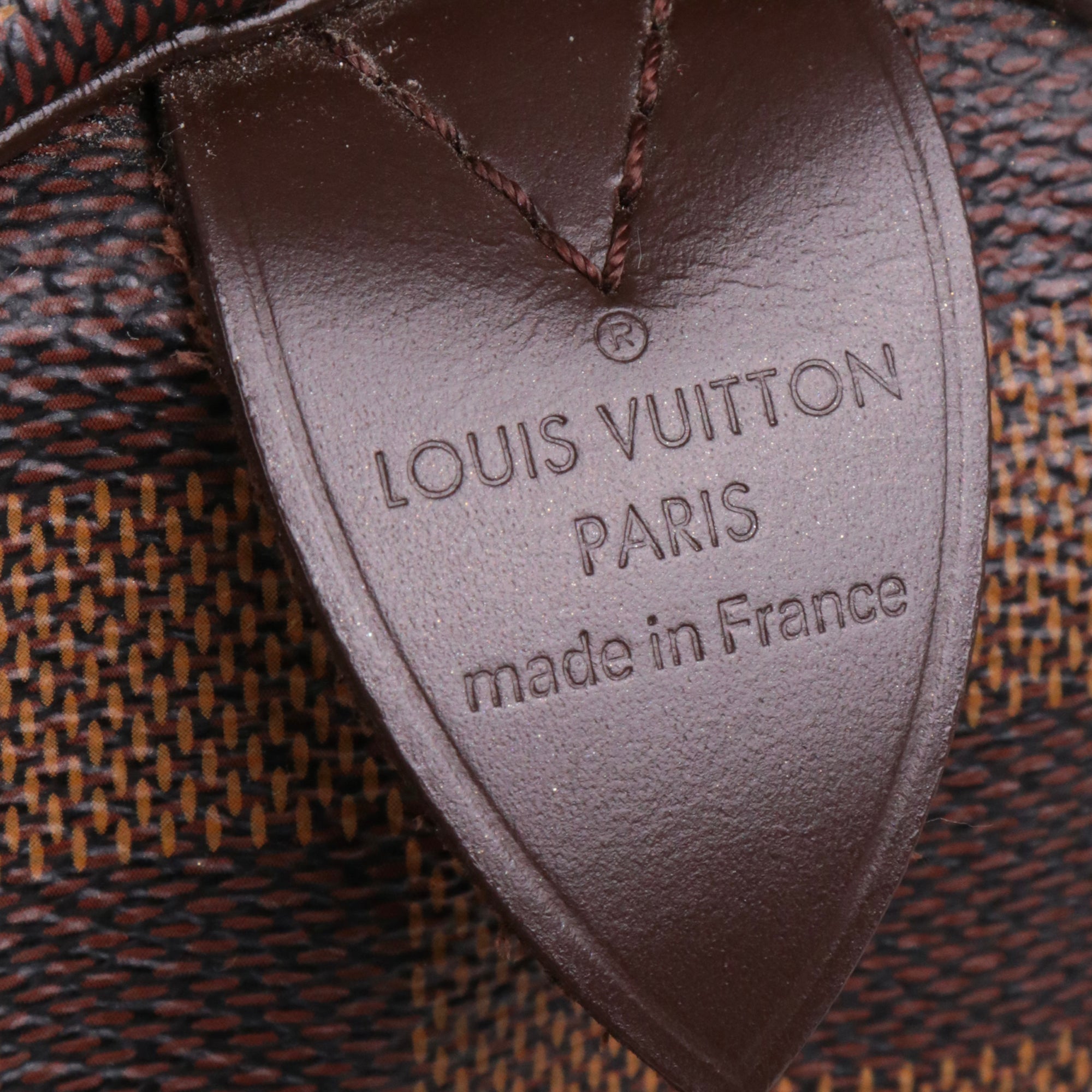 LOUIS VUITTON - Sac à main Speedy 35 Louis Vuitton en toile damier ébène