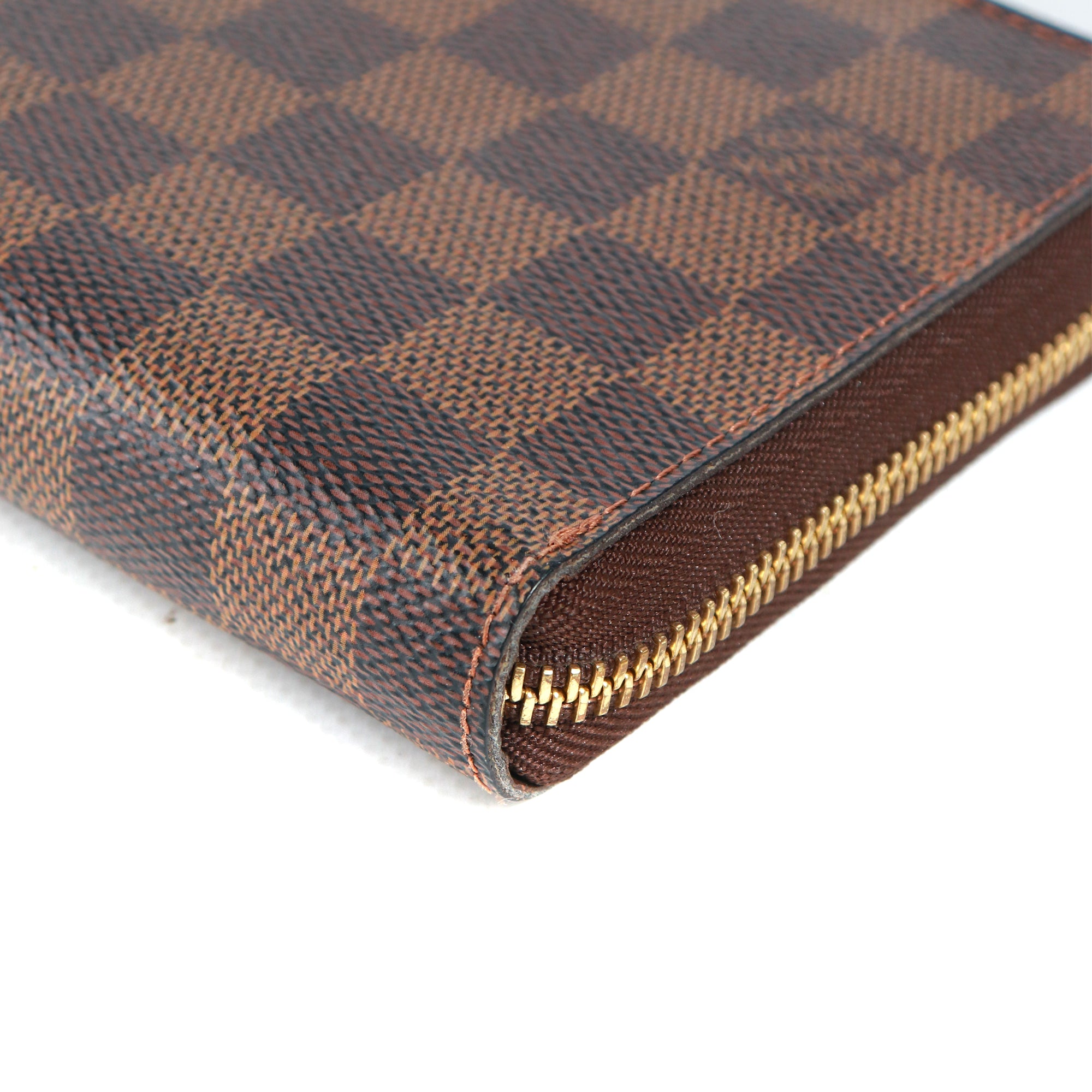 LOUIS VUITTON - Zippy Organizer wallet in ebony damier canvas
