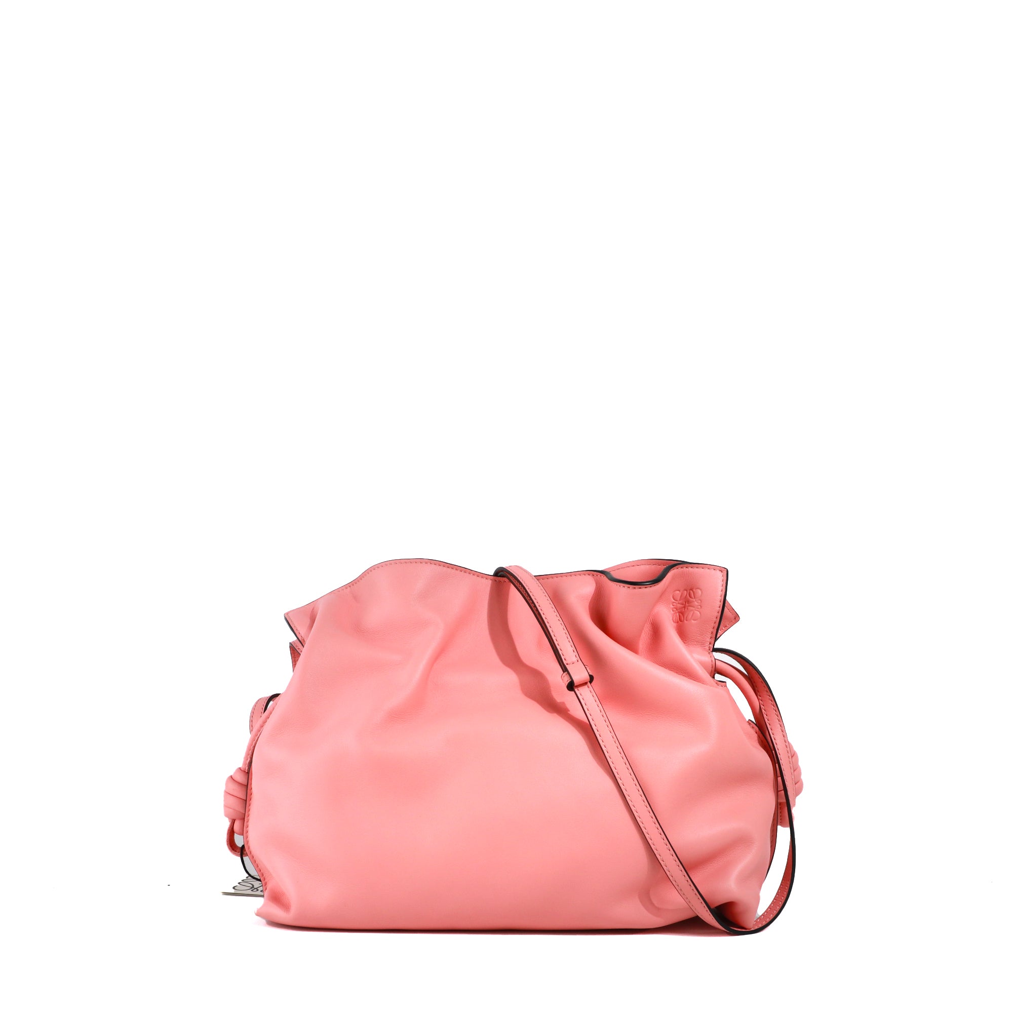 LOEWE - Sac à bandoulière Flamenco Clutch en cuir rose pêche